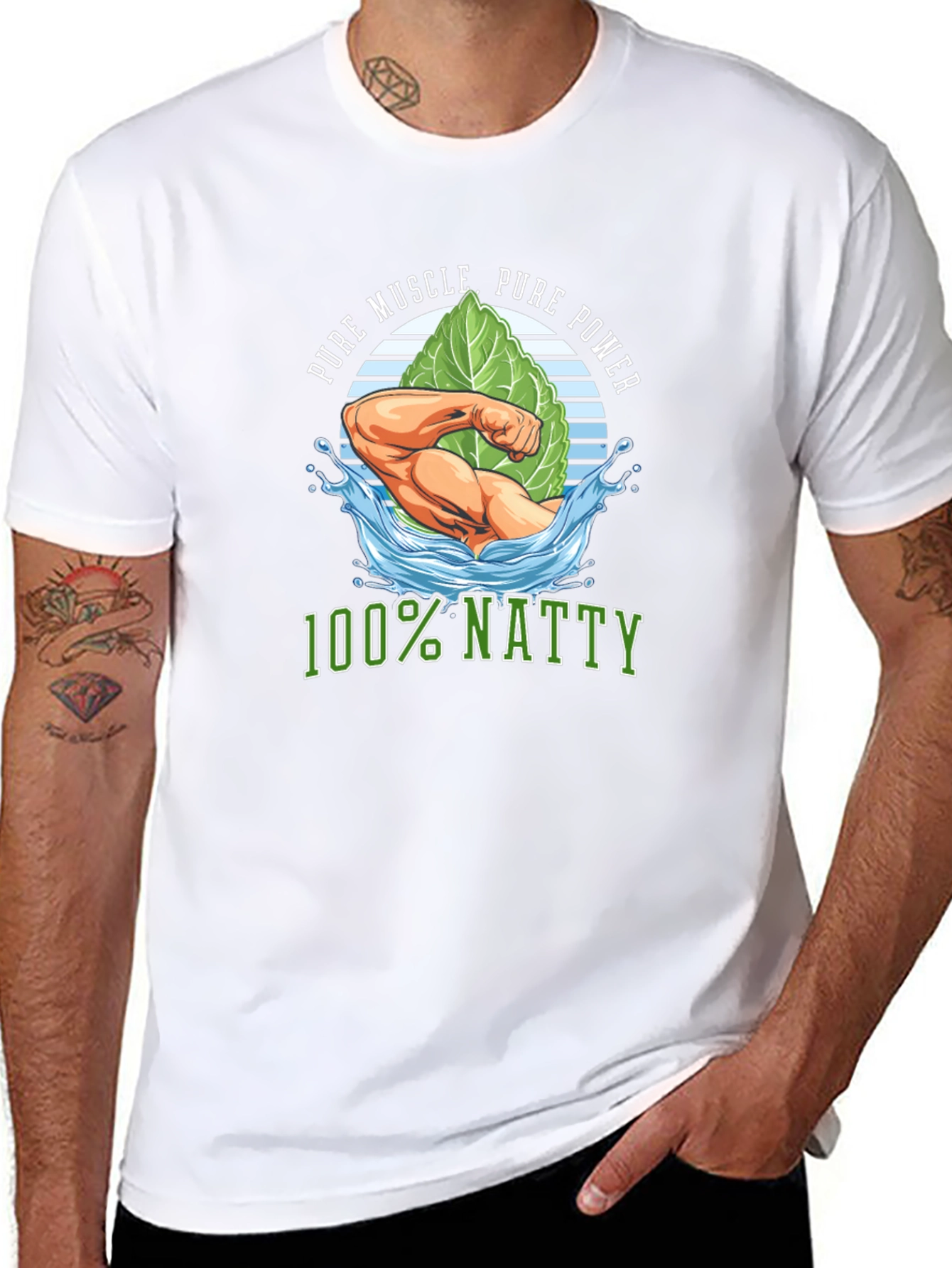Pure Muscle Power Natty T-Shirt - Black