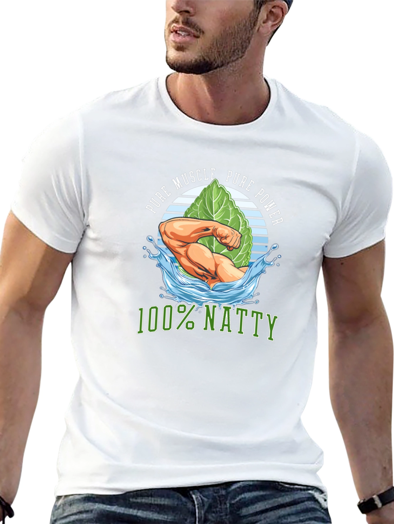 Pure Muscle Power Natty T-Shirt - Black