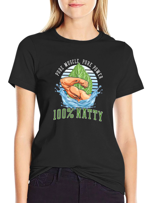 Pure Muscle Power Natty T-Shirt - Black