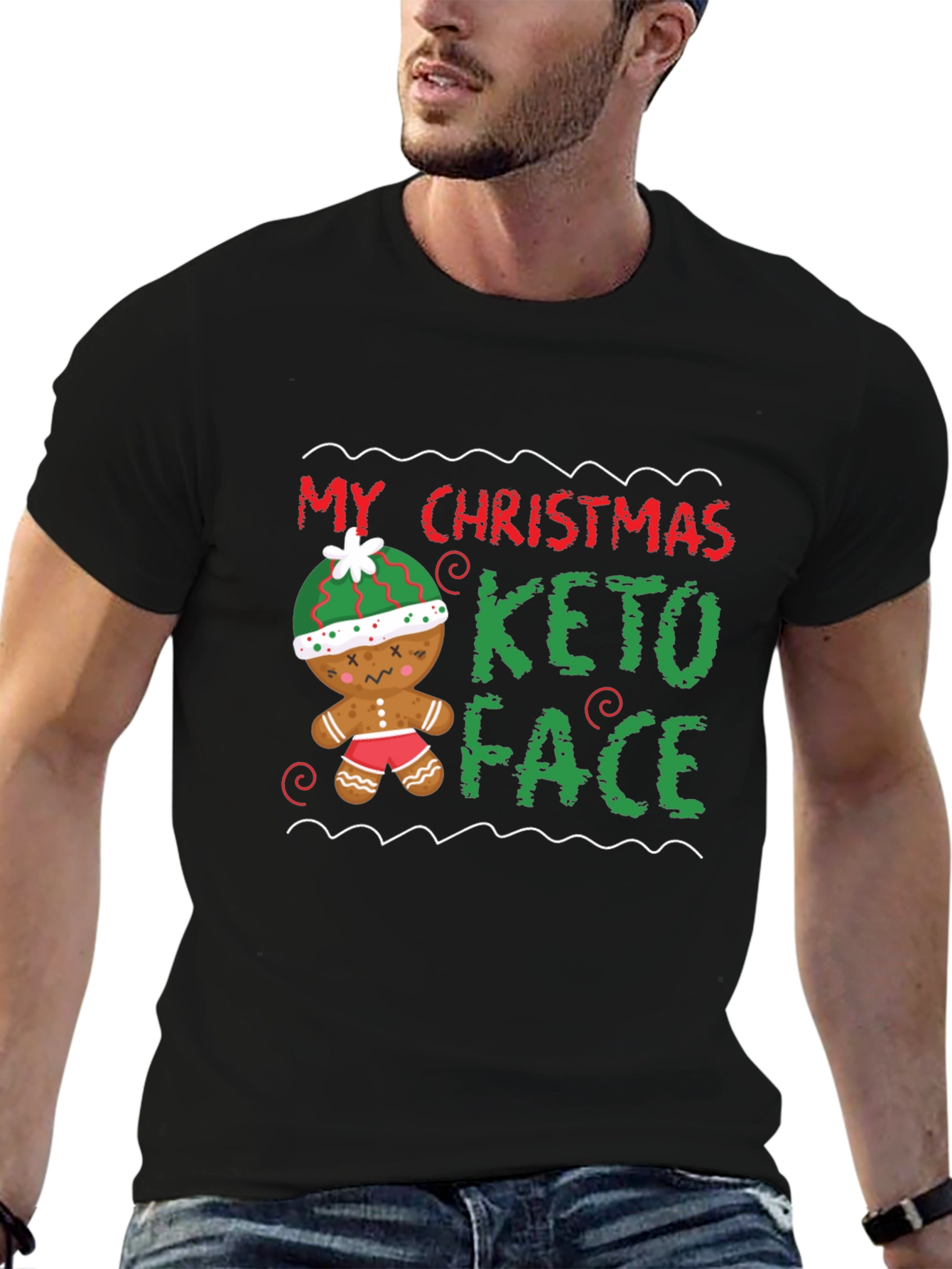 Keto Face Christmas T-Shirt