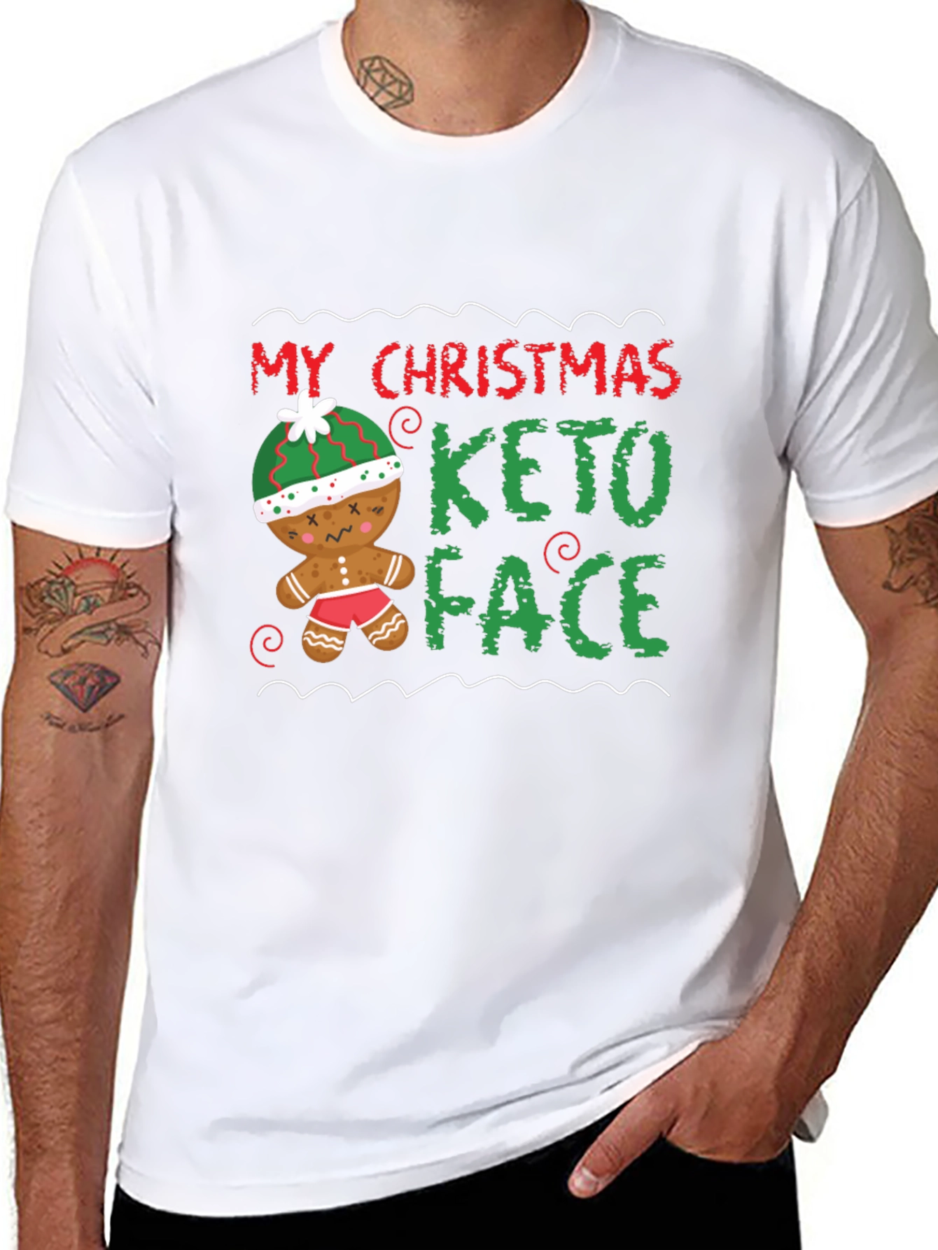 Keto Face Christmas T-Shirt