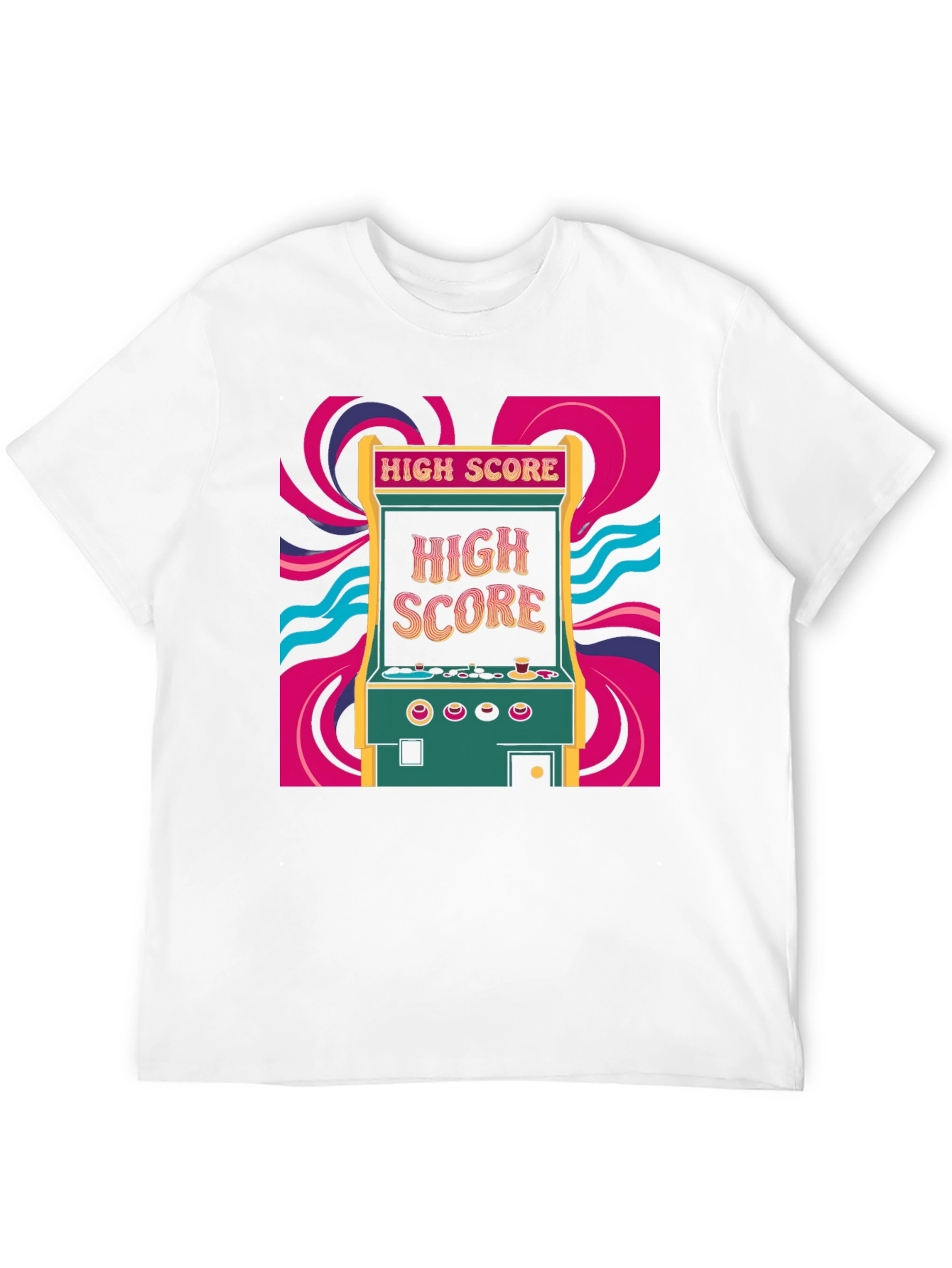 Retro Arcade High Score Graphic Tee