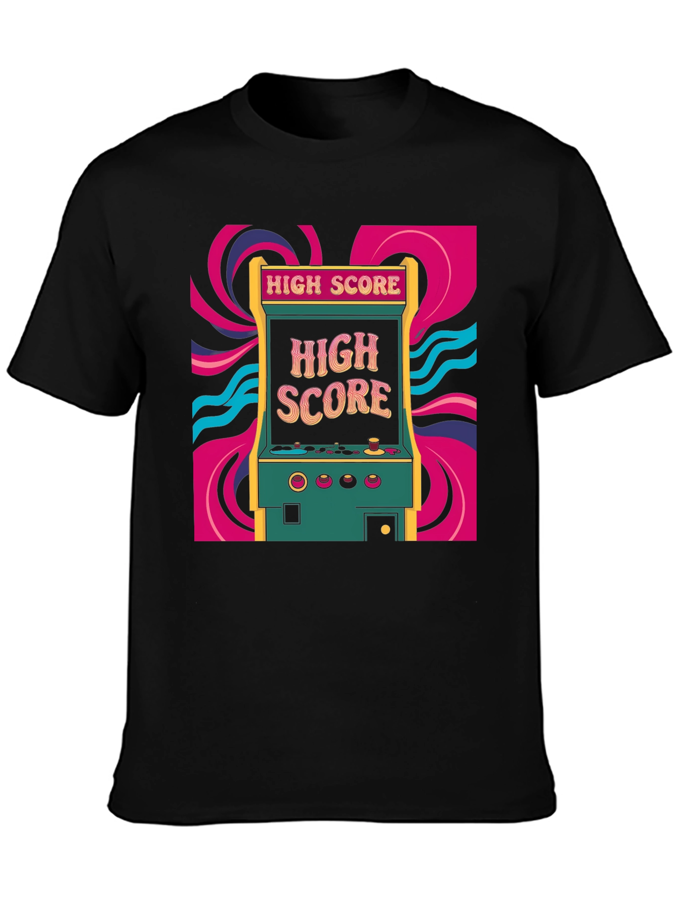 Retro Arcade High Score Graphic Tee