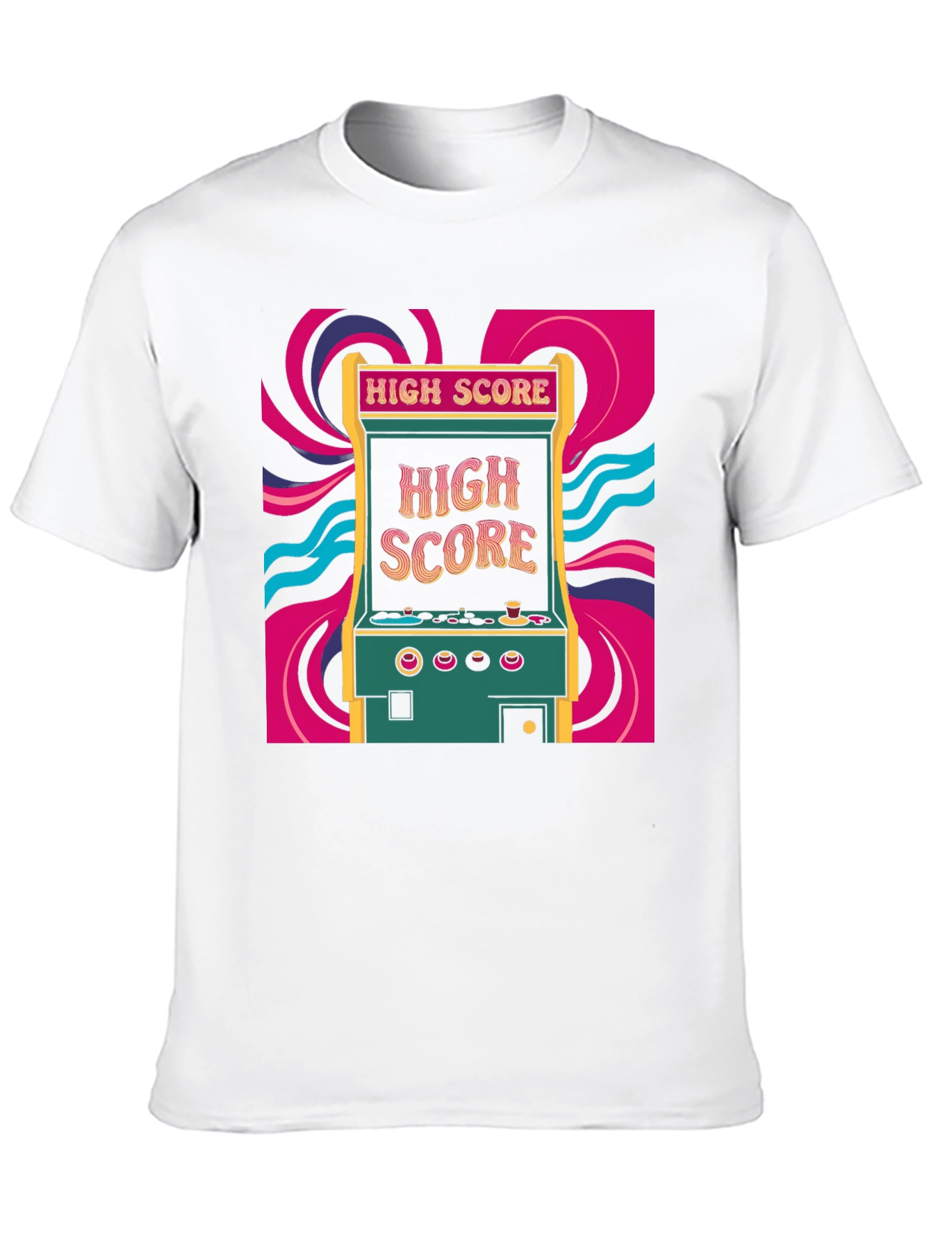 Retro Arcade High Score Graphic Tee