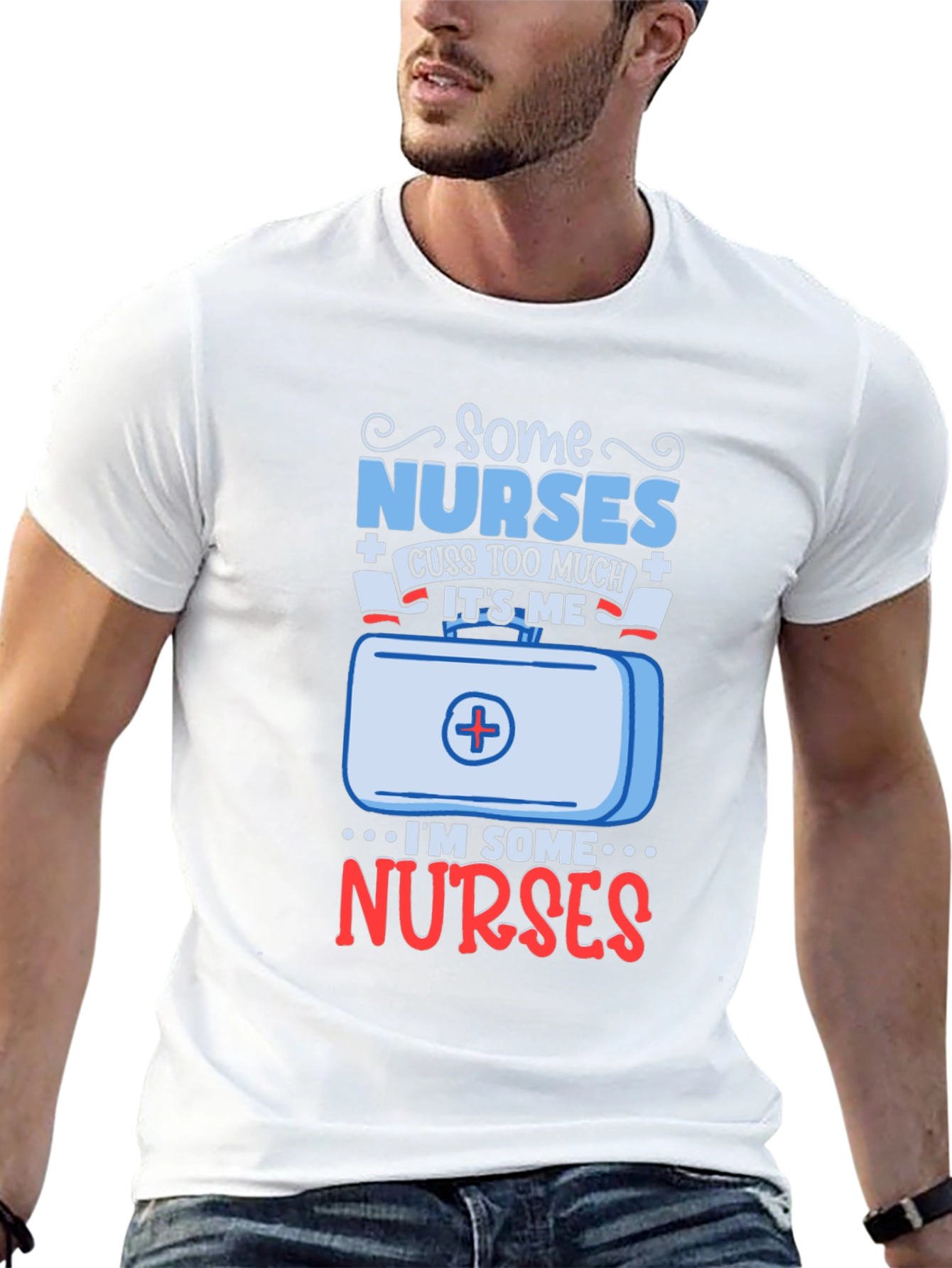 Some Nurses Cuss T-Shirt - Funny Nurse Gift