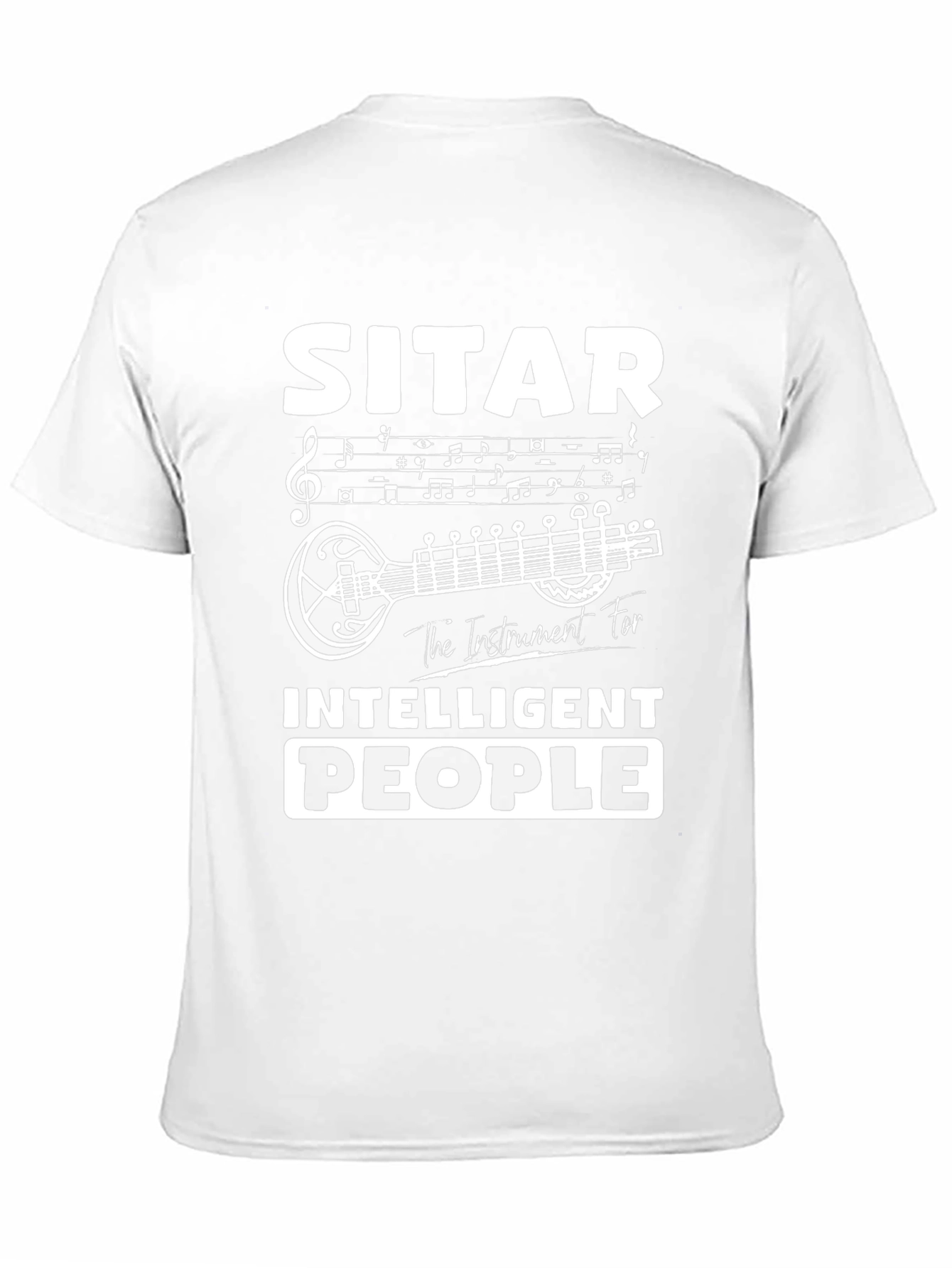 Sitar T-Shirt - Instrument for Intelligent People