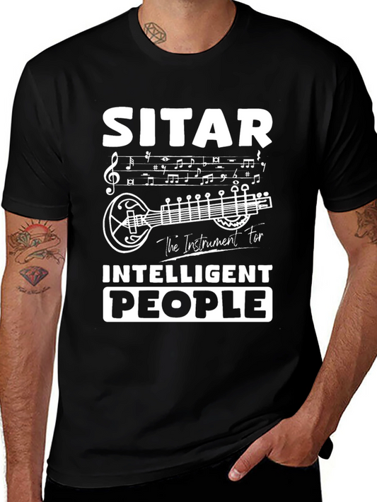 Sitar T-Shirt - Instrument for Intelligent People