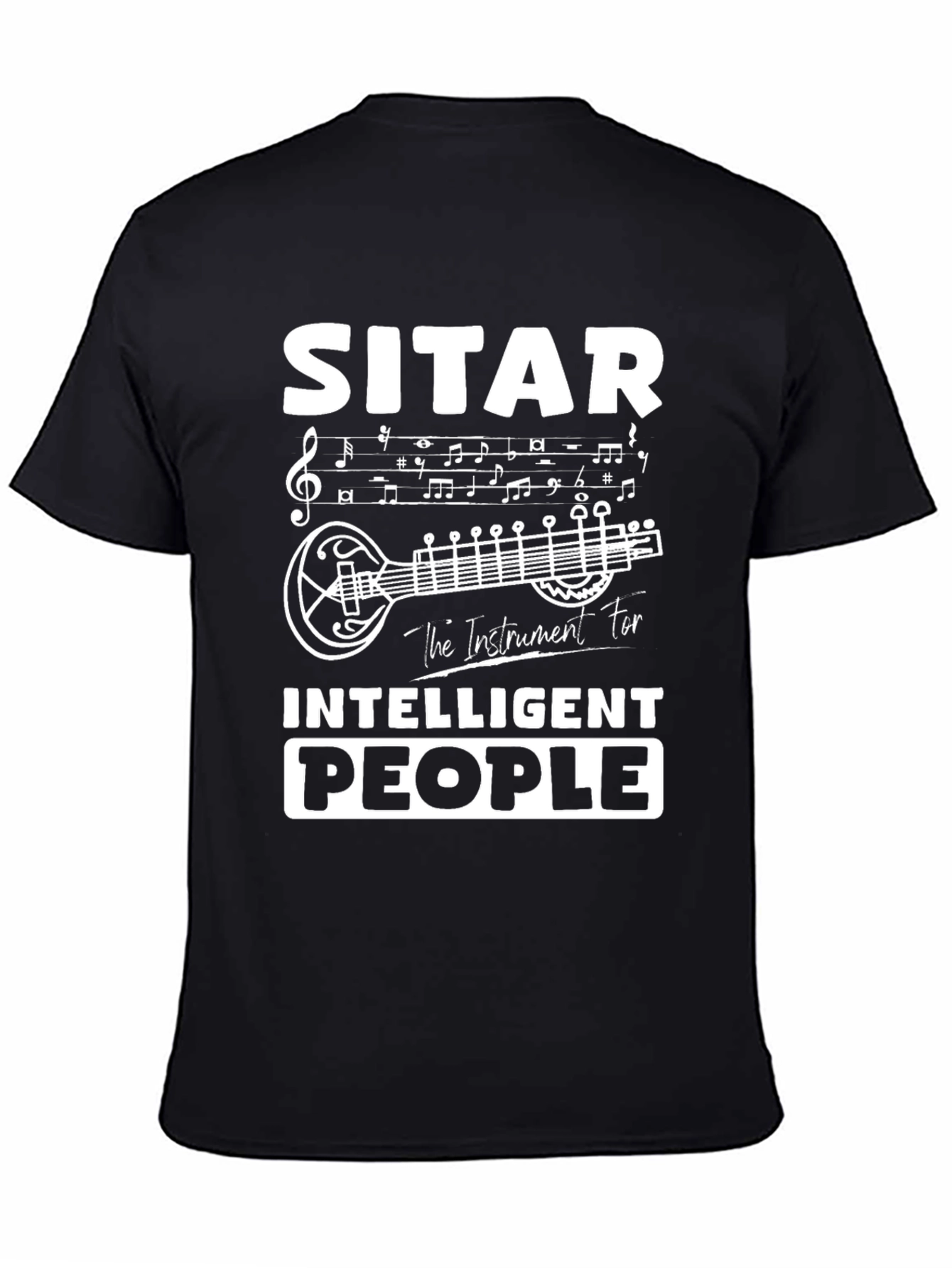 Sitar T-Shirt - Instrument for Intelligent People