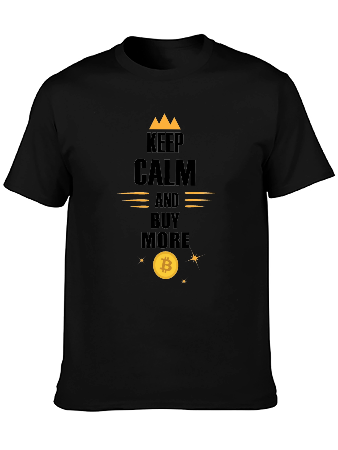 Keep Calm and Buy More Crypto Bitcoin T-Shirt