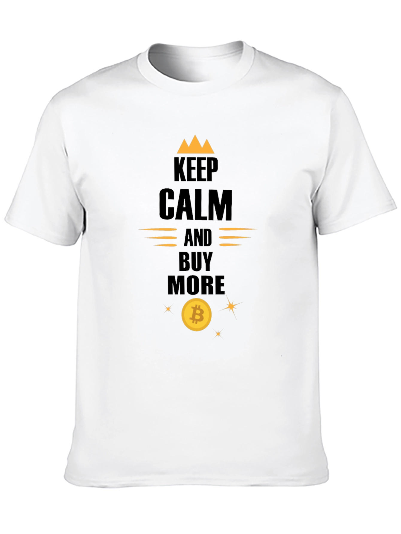 Keep Calm and Buy More Crypto Bitcoin T-Shirt