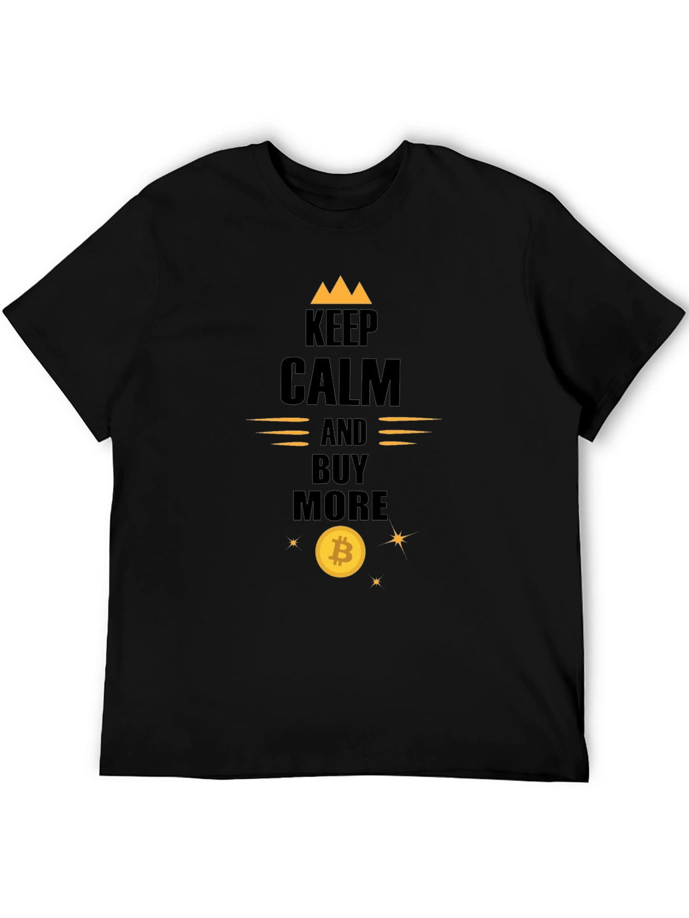 Keep Calm and Buy More Crypto Bitcoin T-Shirt