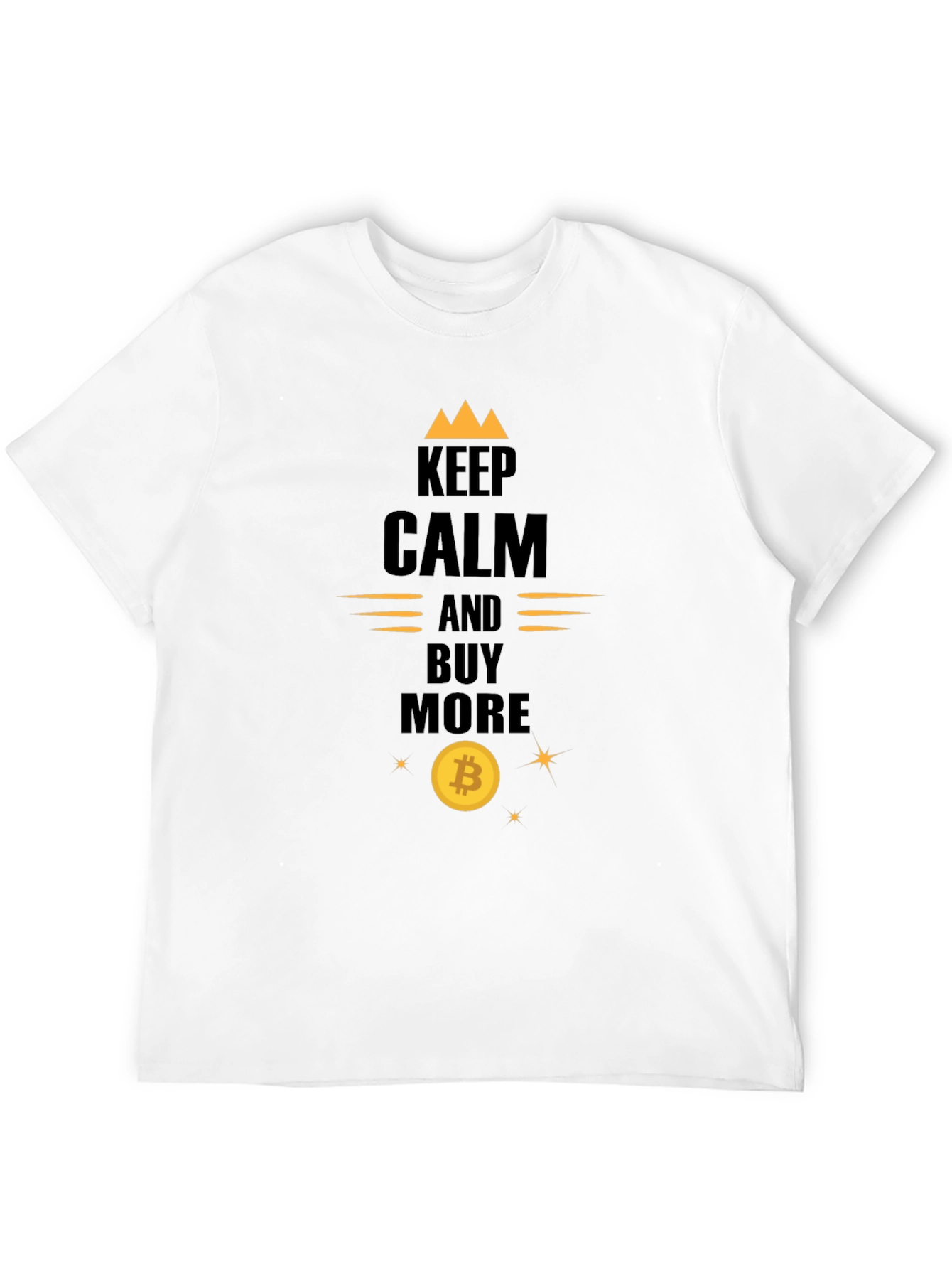 Keep Calm and Buy More Crypto Bitcoin T-Shirt
