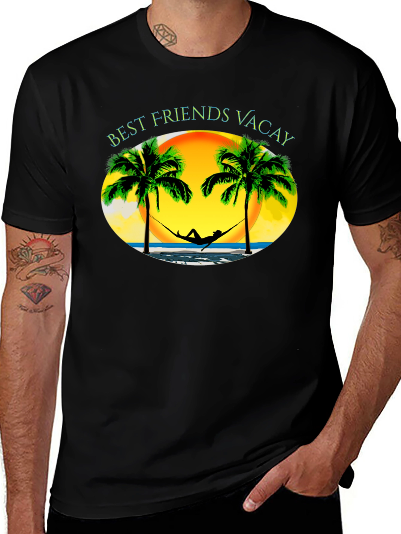 Best Friends Vacay Graphic T-Shirt