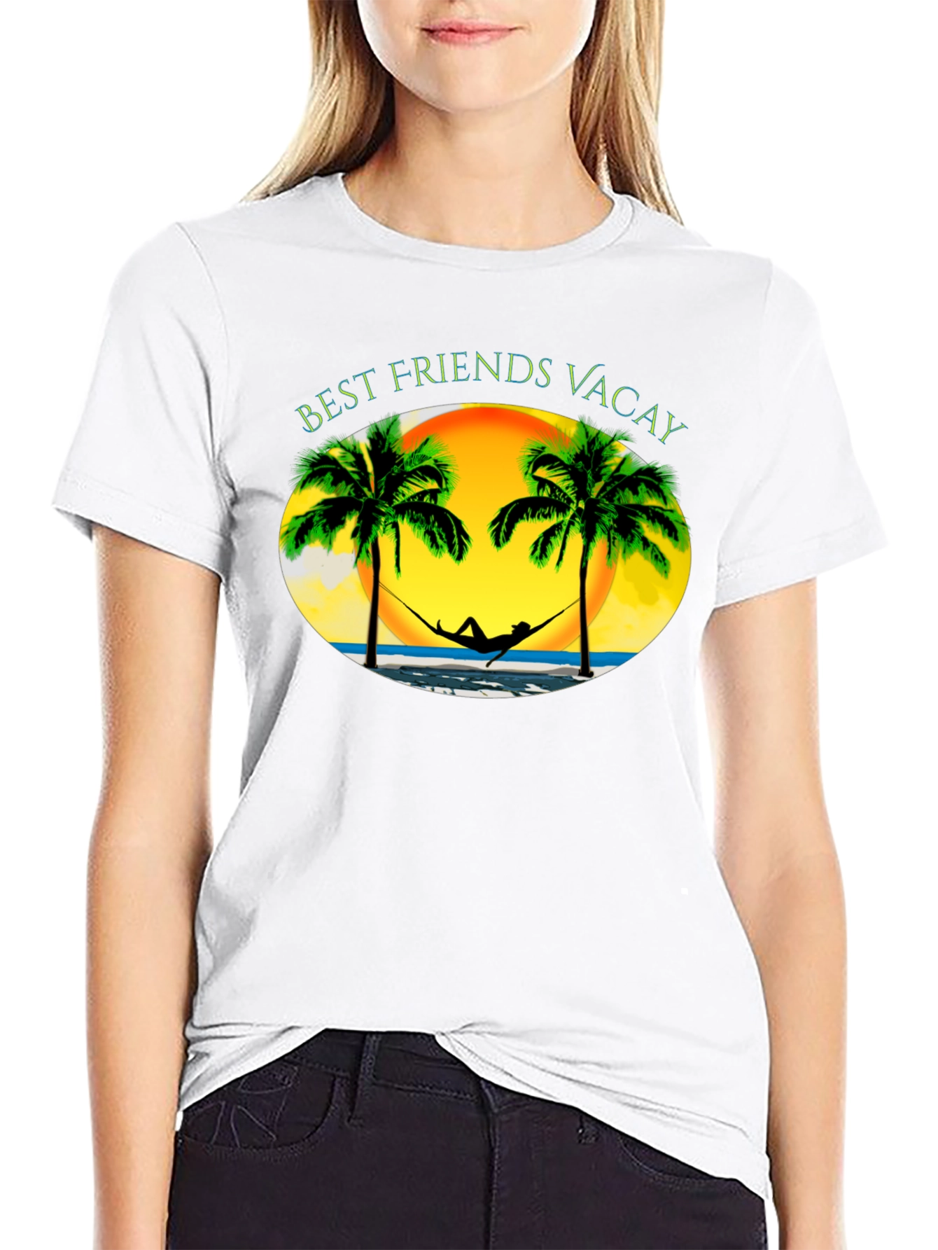 Best Friends Vacay Graphic T-Shirt