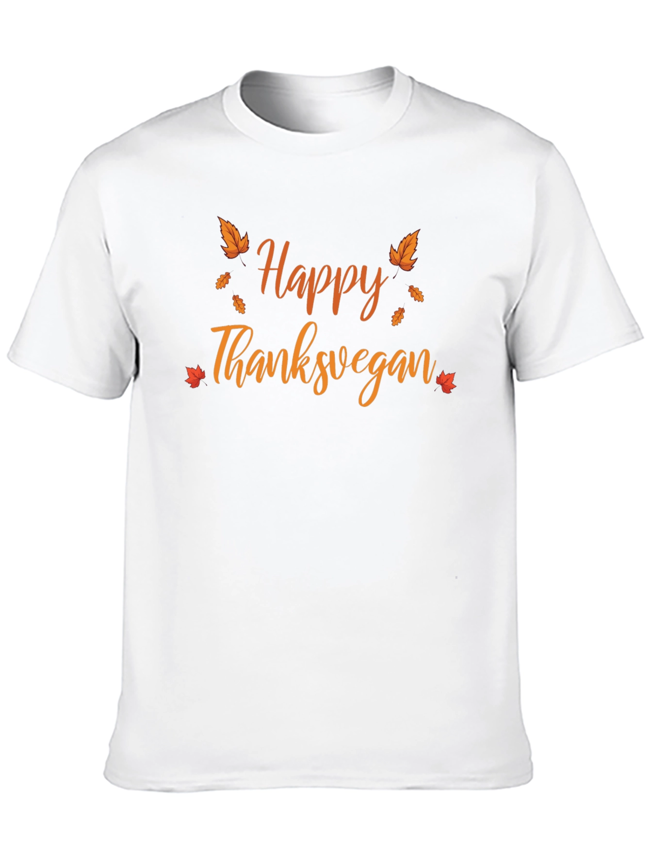 Happy Thanksvegan Black T-Shirt