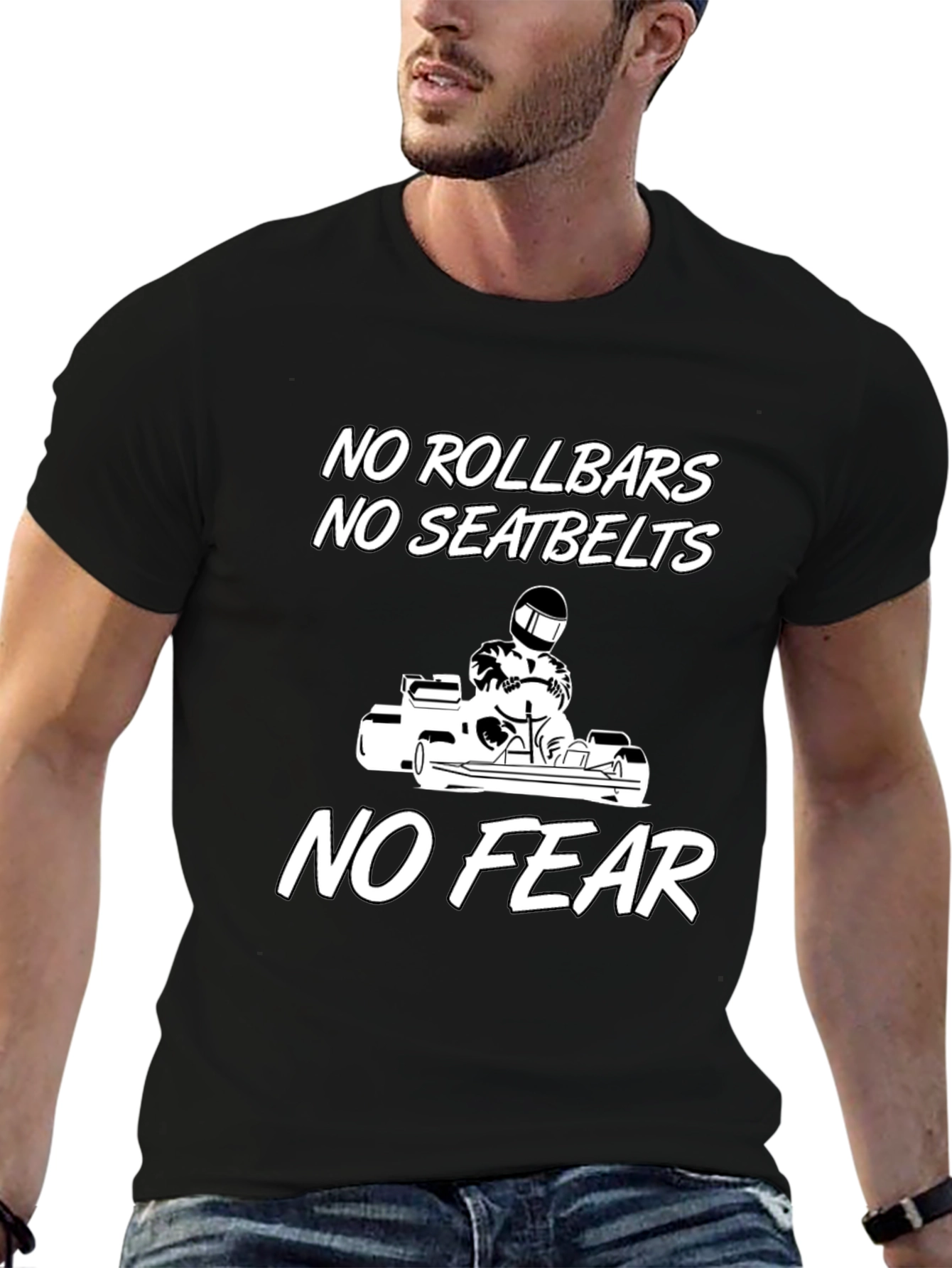 No Rollbars No Seatbelts No Fear Tee