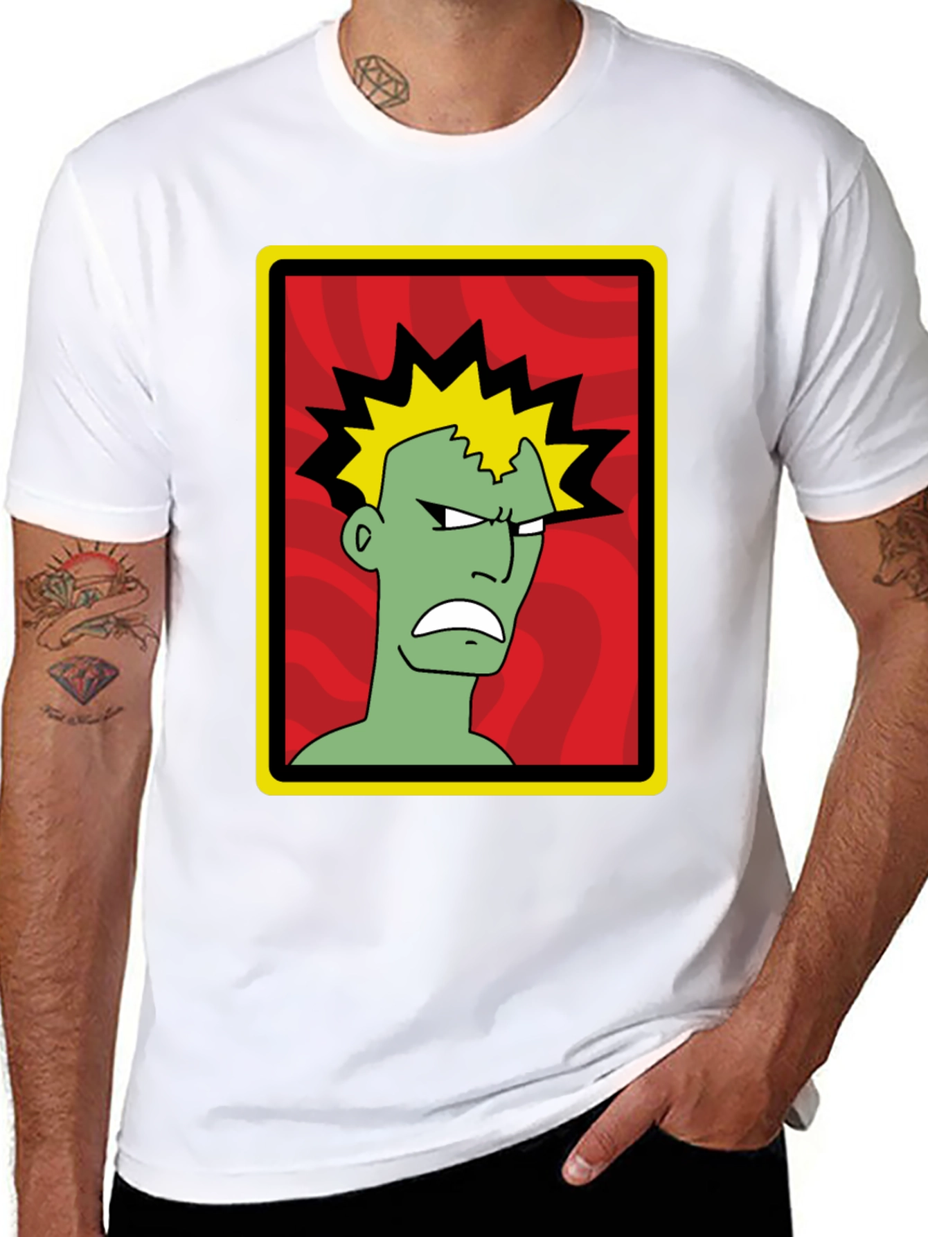 Ren and Stimpy Ren T-Shirt - Black