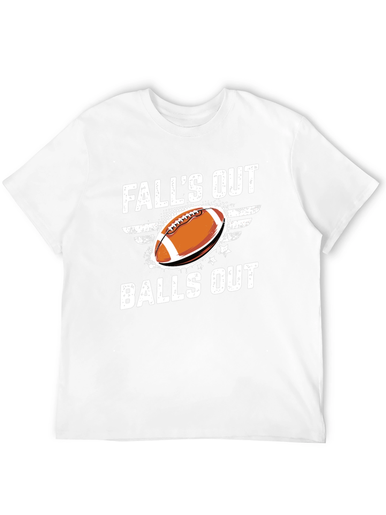 Falls Out Balls Out Football Graphic Tee