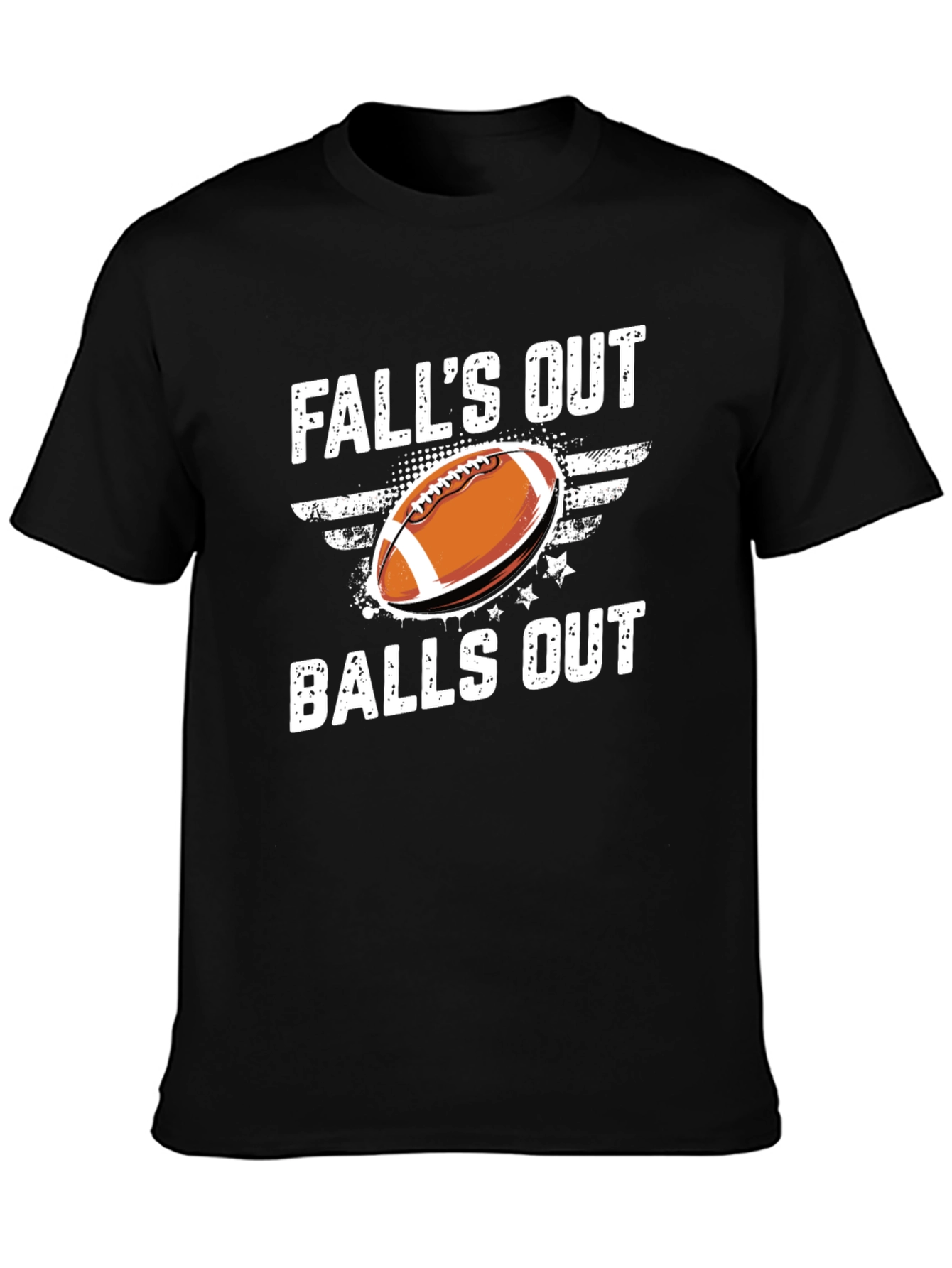 Falls Out Balls Out Football Graphic Tee