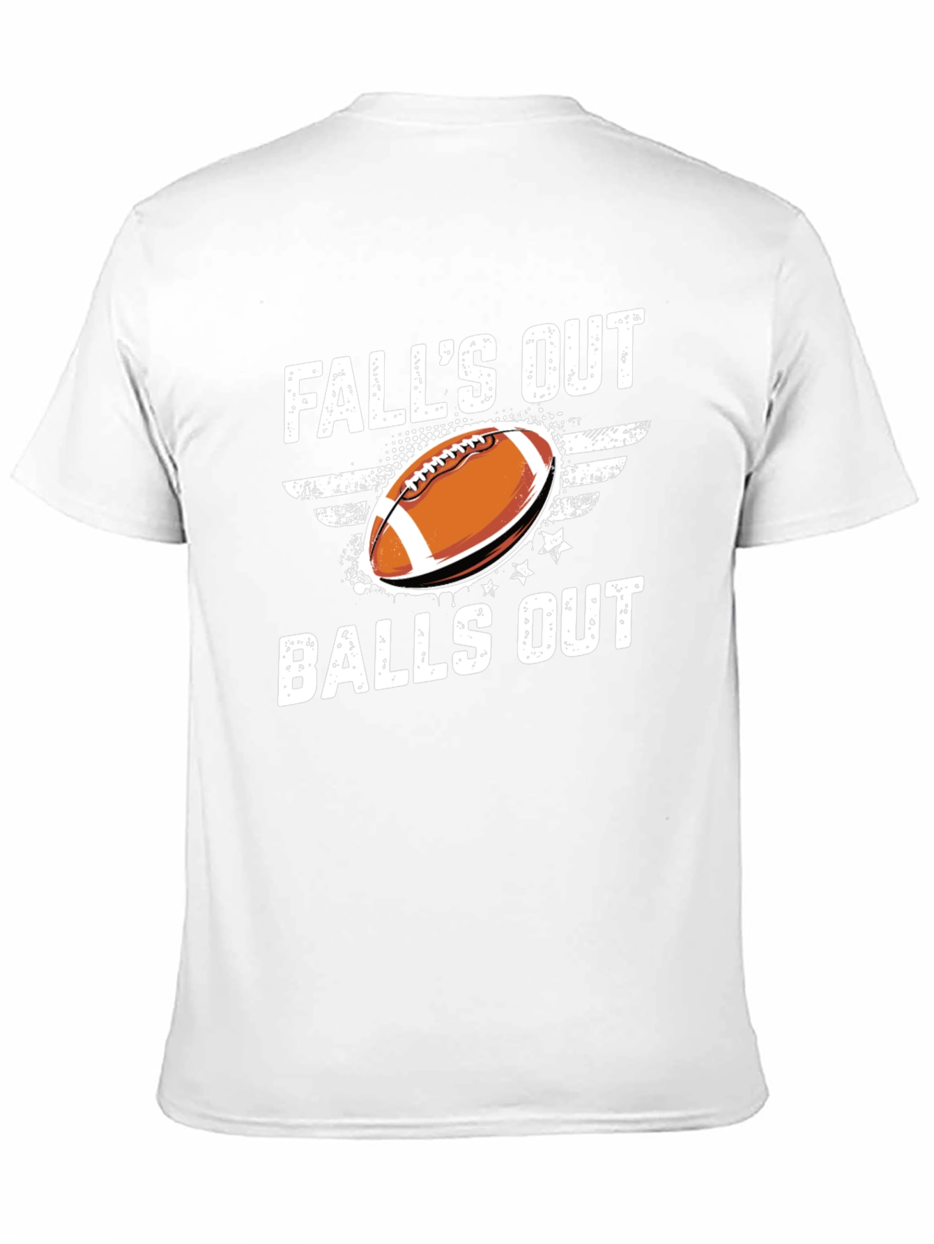 Falls Out Balls Out Football Graphic Tee