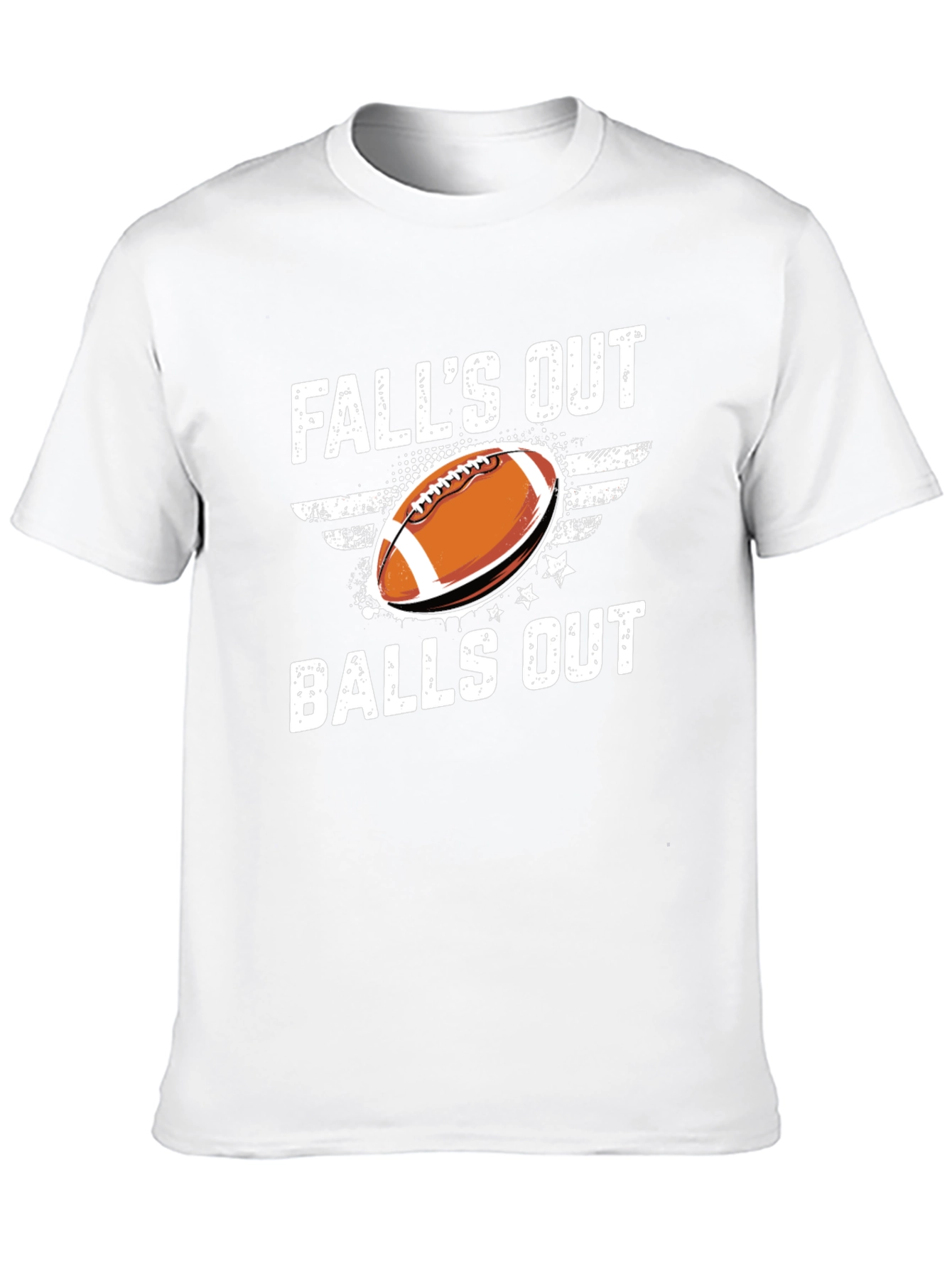 Falls Out Balls Out Football Graphic Tee