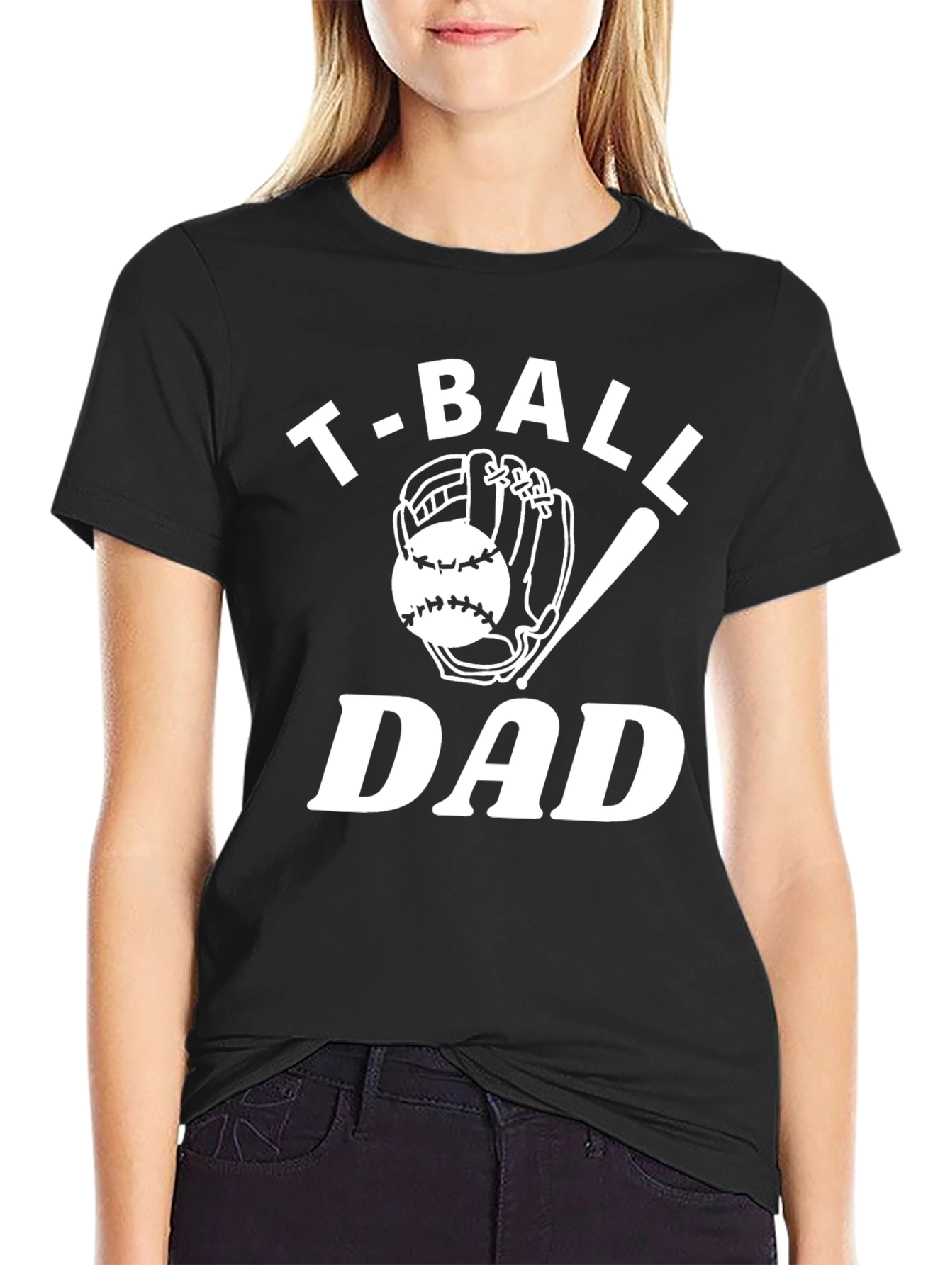 T-Ball Dad Graphic Tee - Baseball Lover