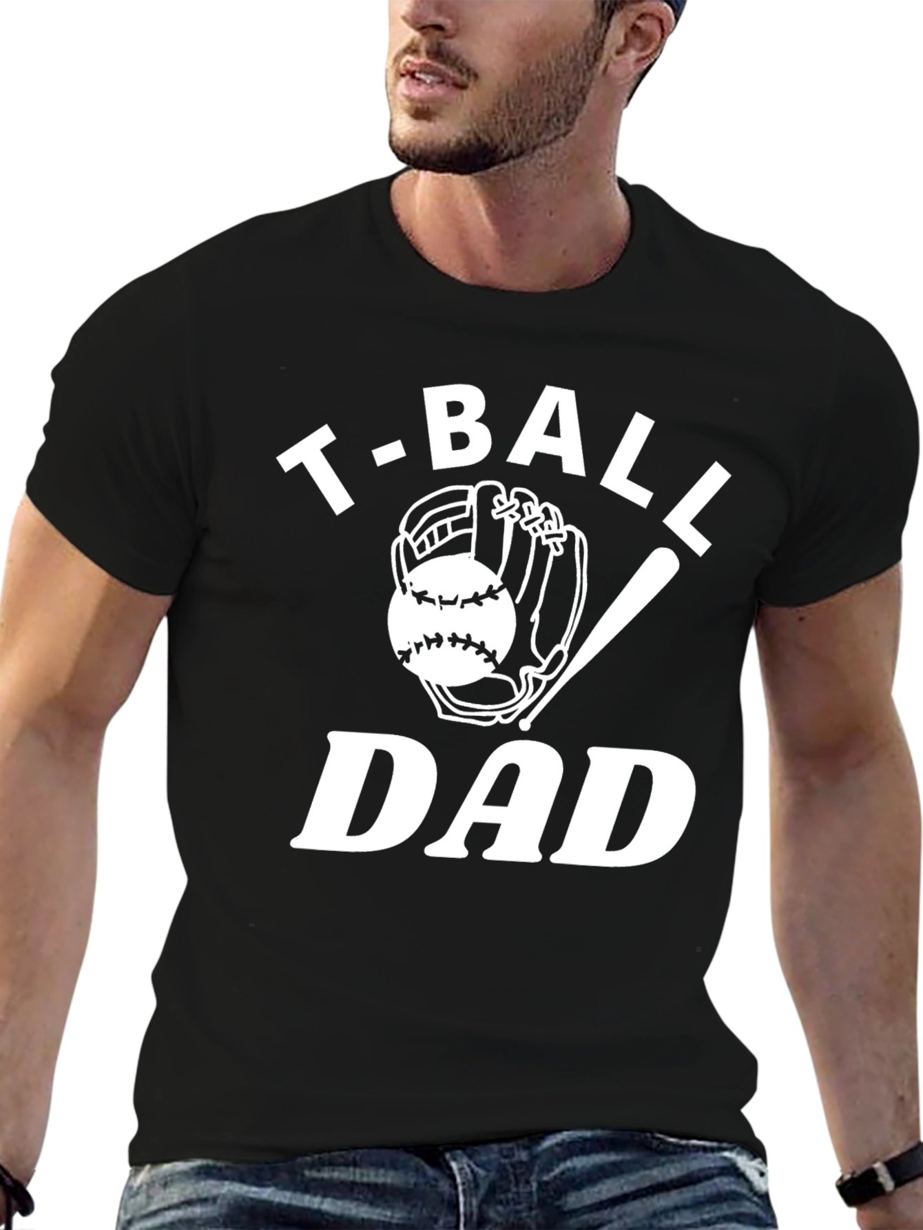 T-Ball Dad Graphic Tee - Baseball Lover