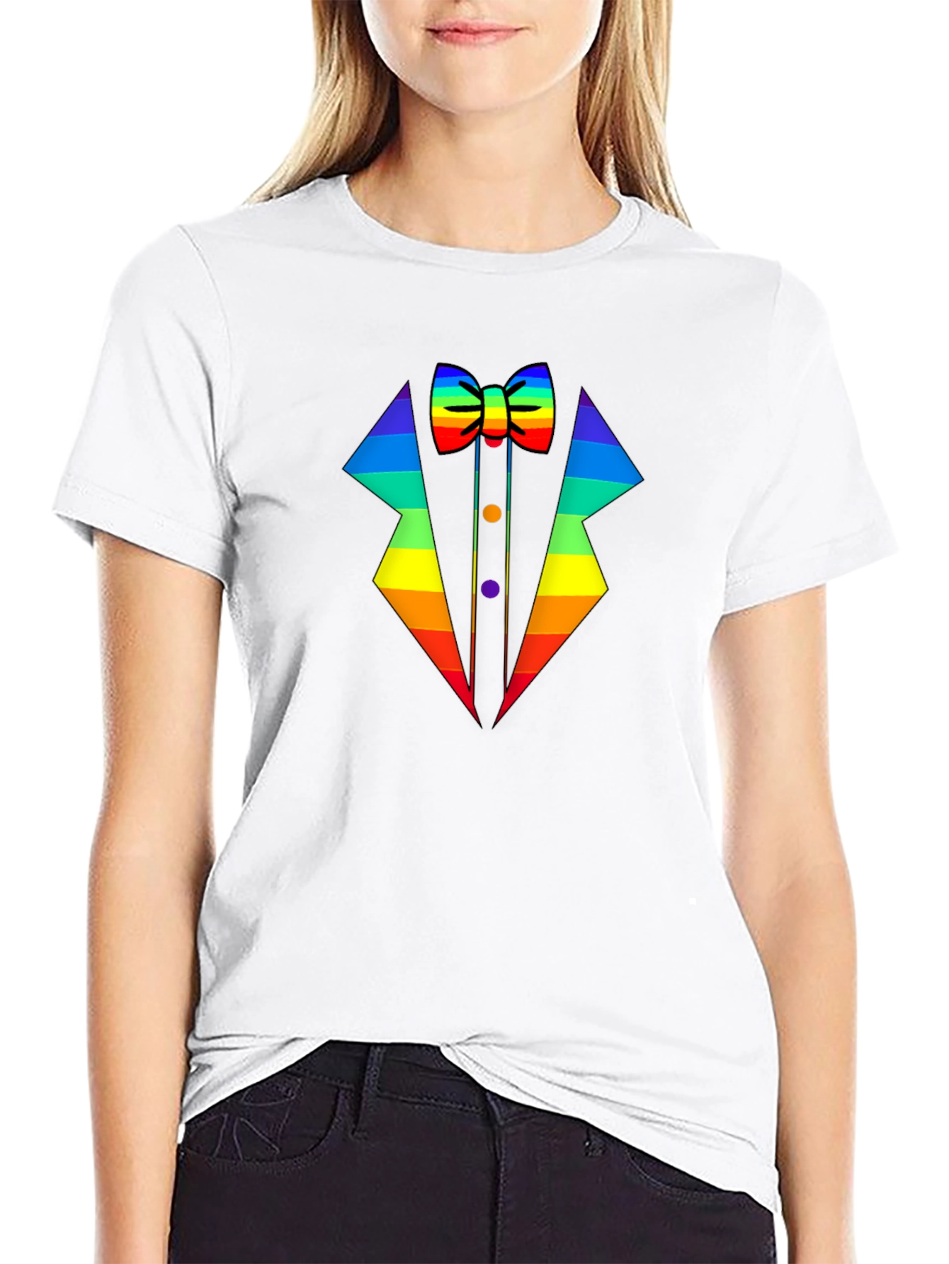 Rainbow Tuxedo Pride T-Shirt