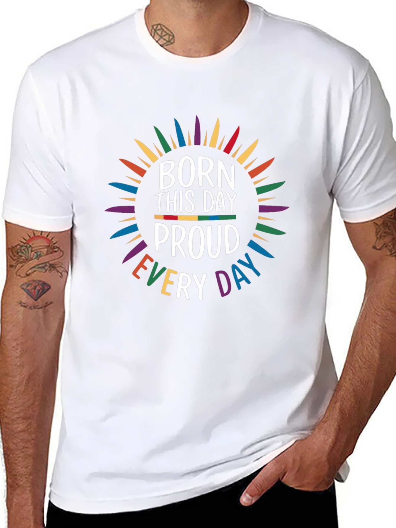 Born This Day Proud Every Day T-Shirt