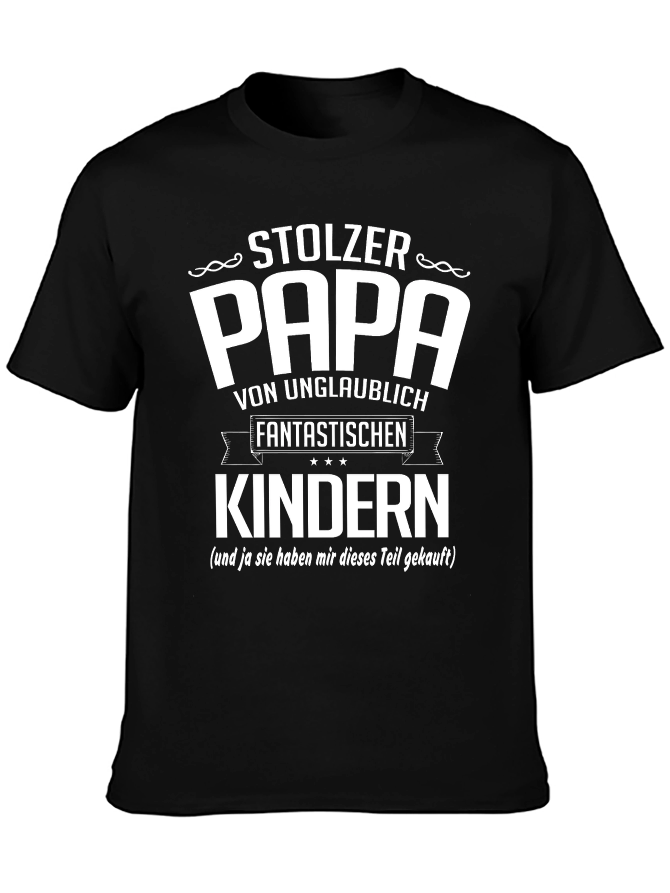 Proud Papa T-Shirt - Gift for Fathers Day