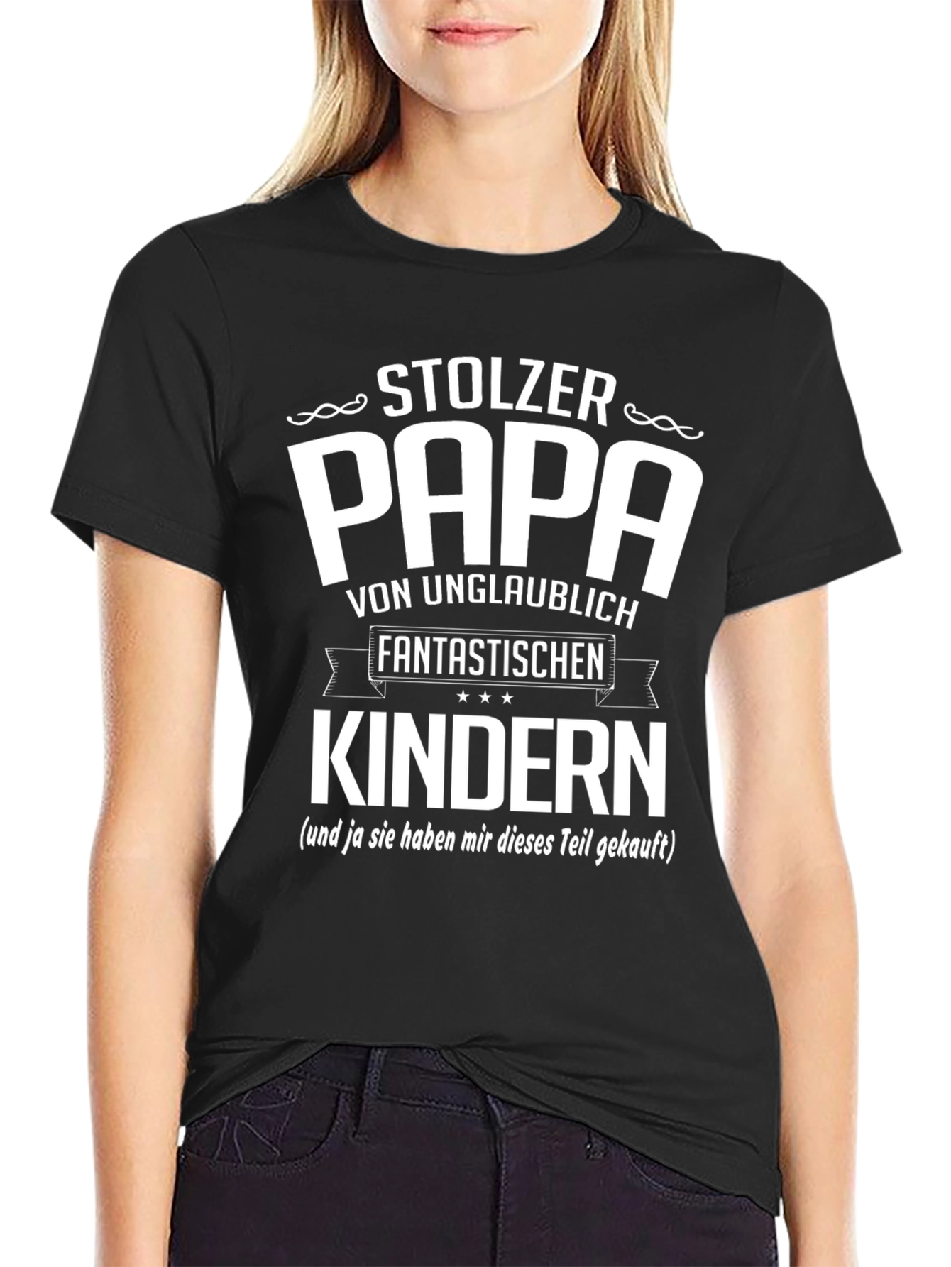 Proud Papa T-Shirt - Gift for Fathers Day