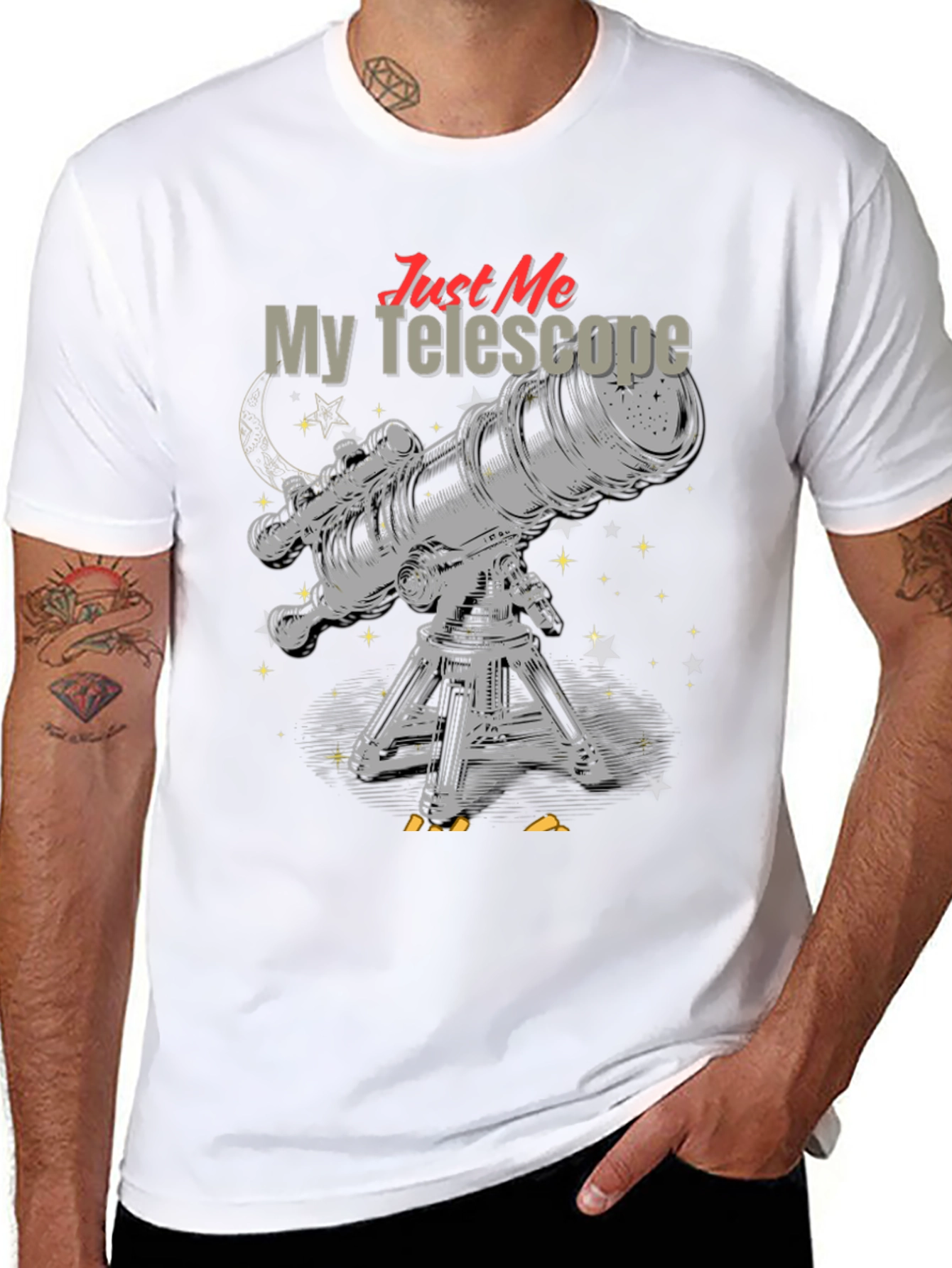 Just Me and My Telescope Graphic Tee