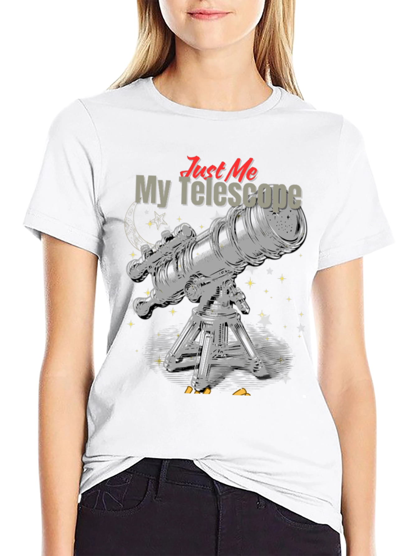 Just Me and My Telescope Graphic Tee