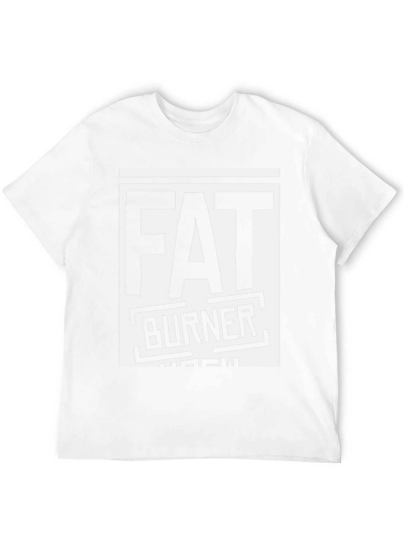 Fat Burner Crew Black Graphic Tee Shirt