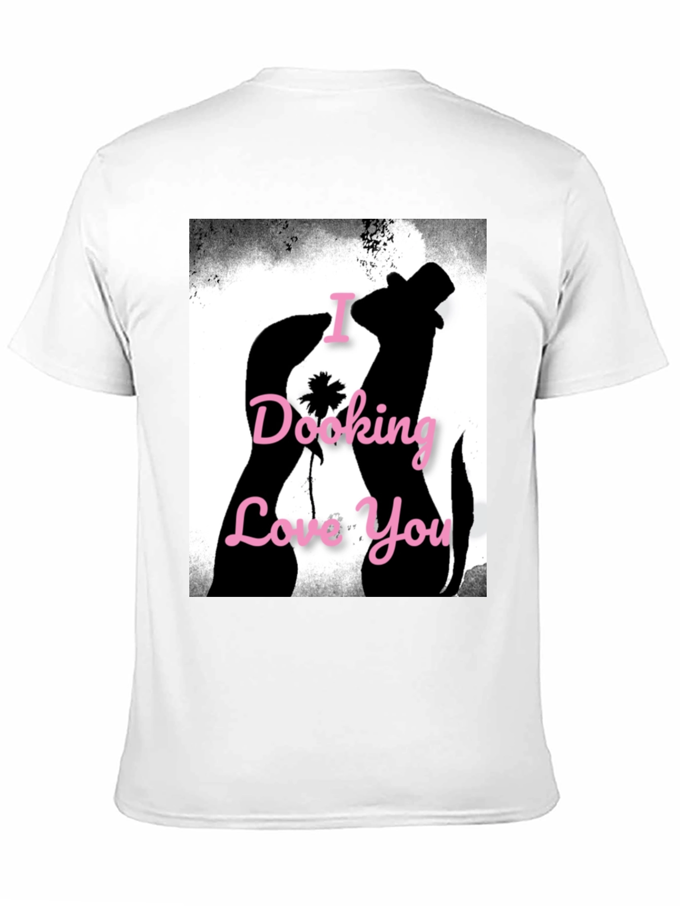 I Dooking Love You Ferret T-Shirt - Black
