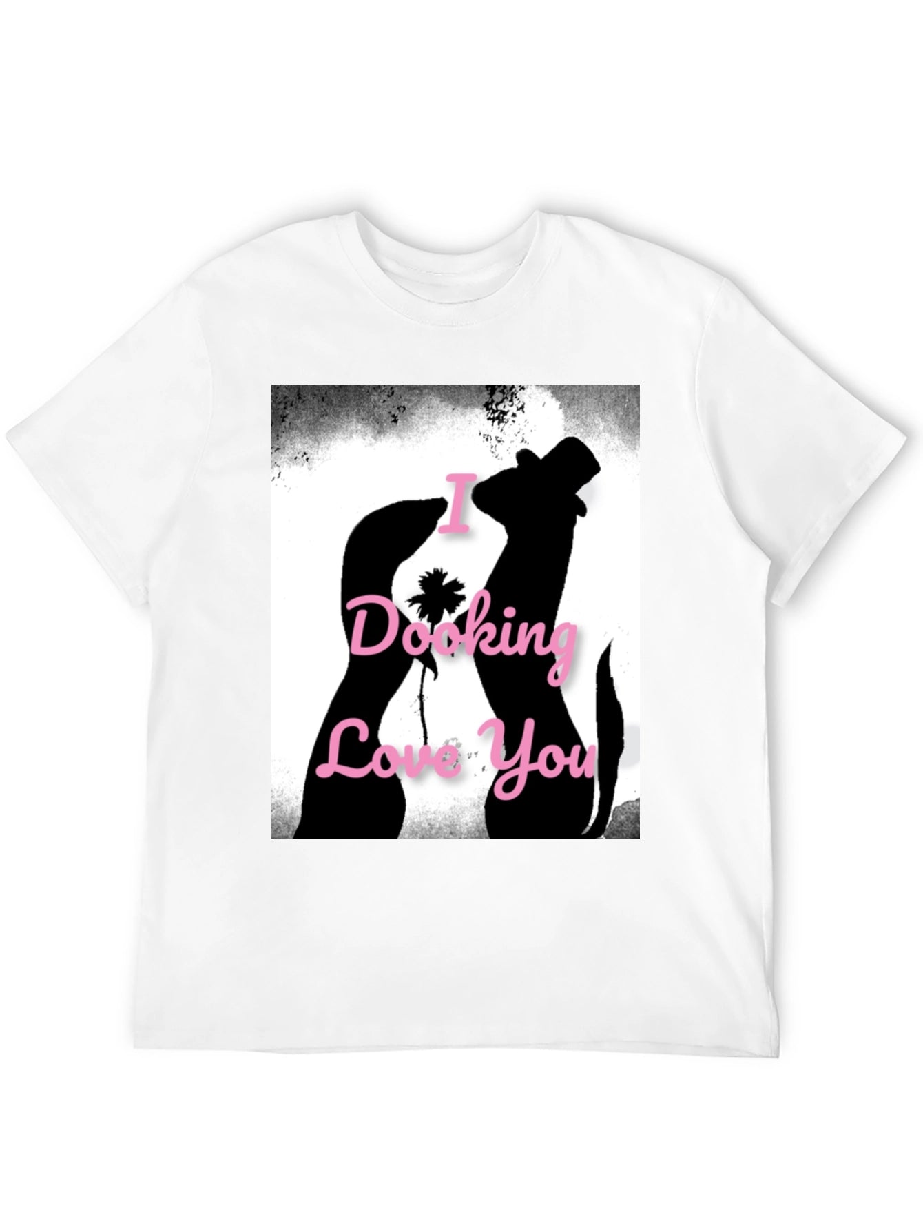 I Dooking Love You Ferret T-Shirt - Black
