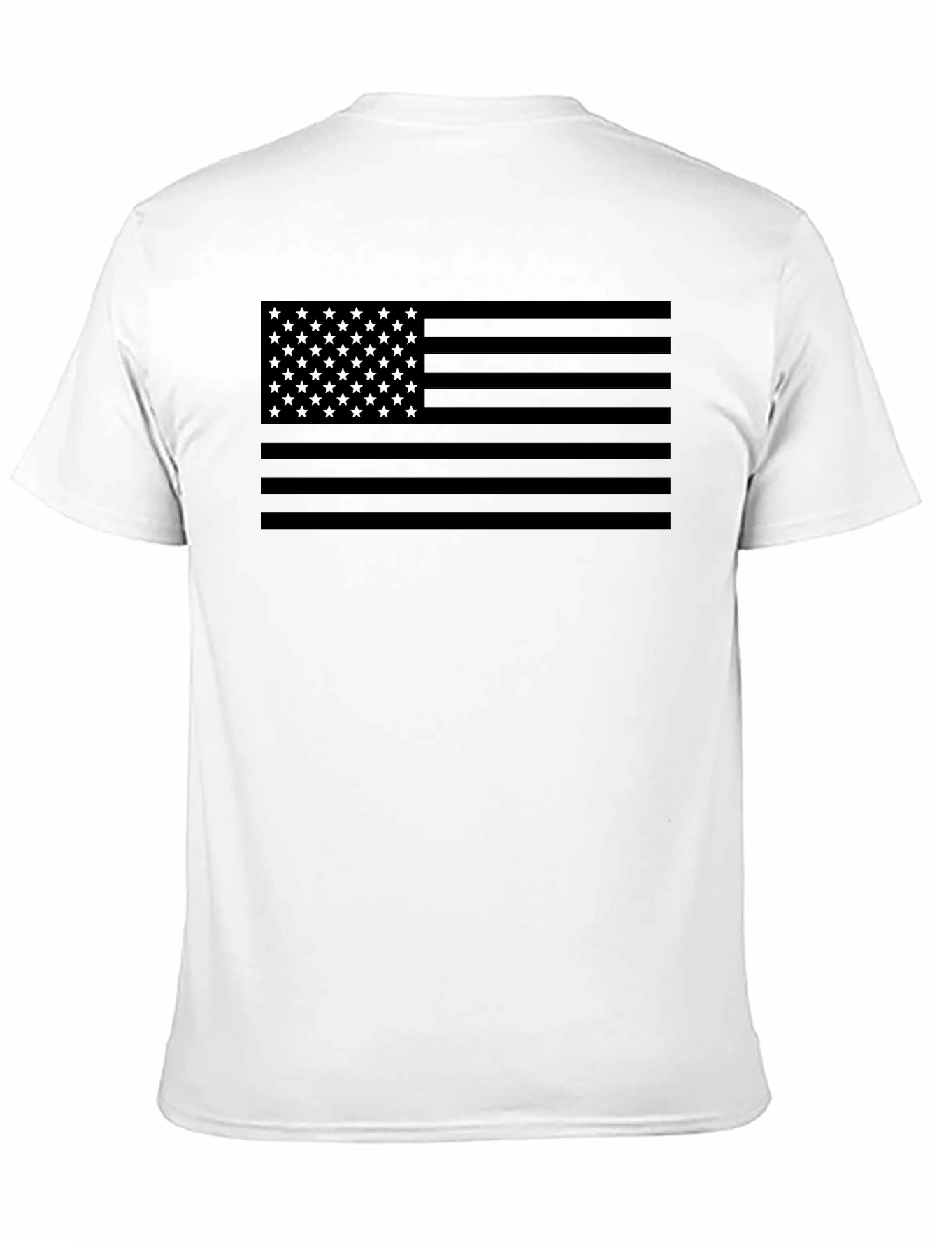 Stealth Black American Flag Graphic Tee