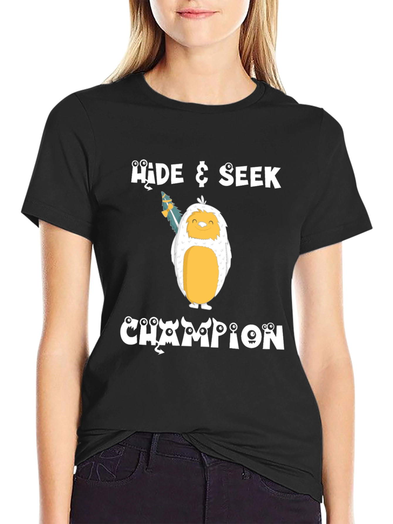 Hide & Seek Champion T-Shirt - Yeti Design