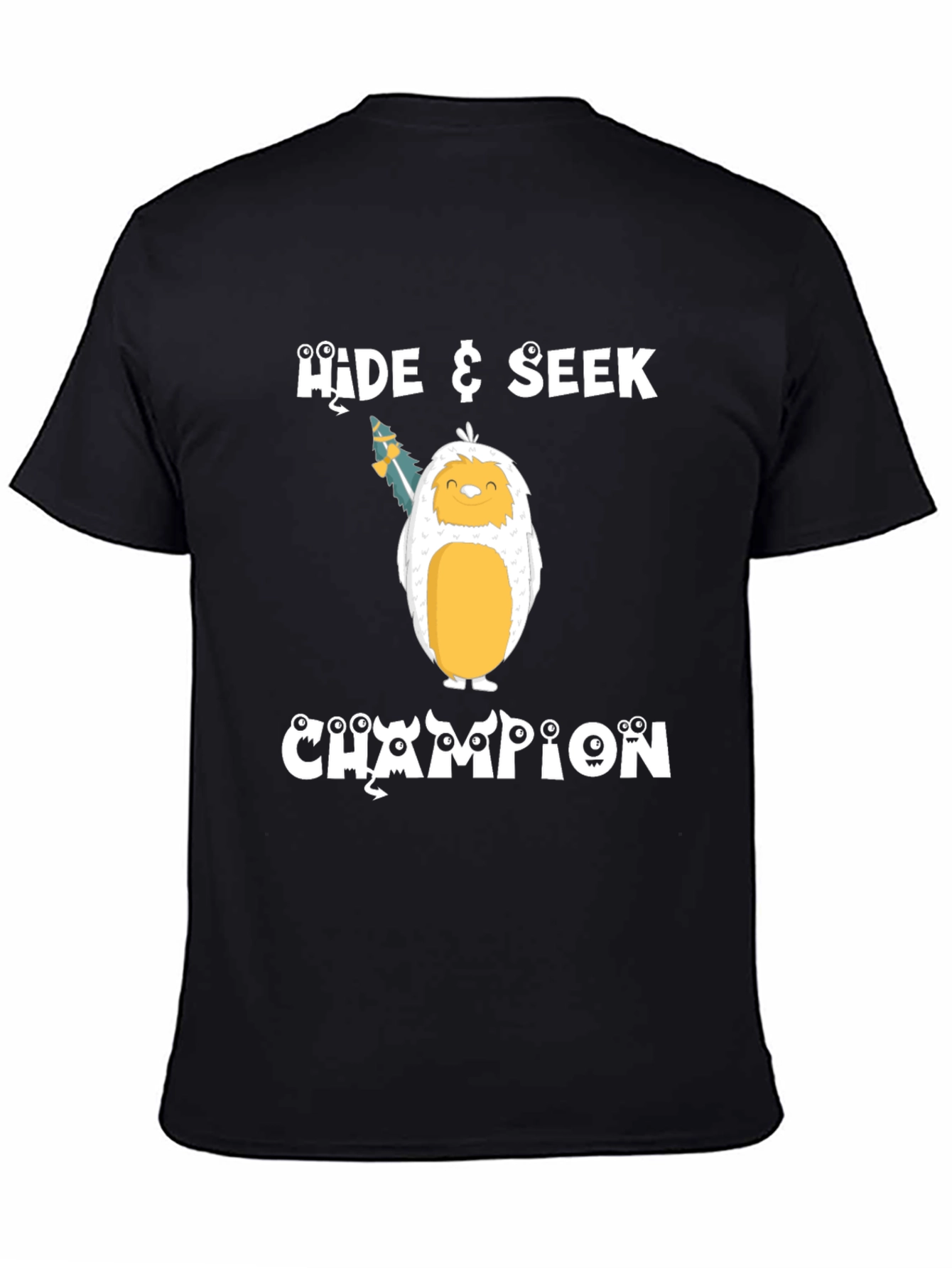 Hide & Seek Champion T-Shirt - Yeti Design