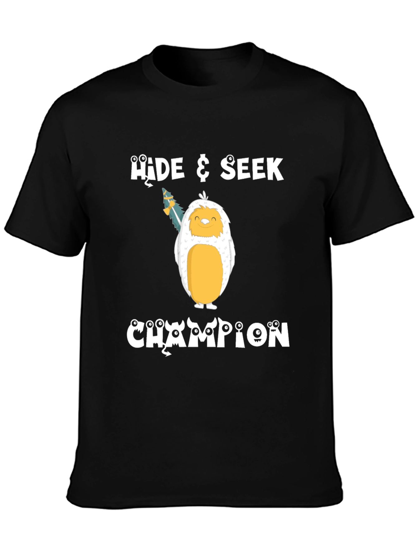 Hide & Seek Champion T-Shirt - Yeti Design