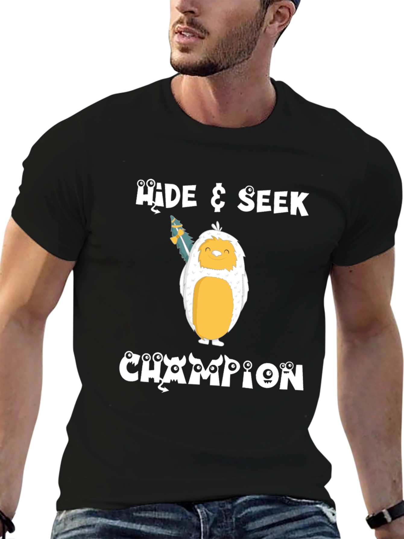 Hide & Seek Champion T-Shirt - Yeti Design