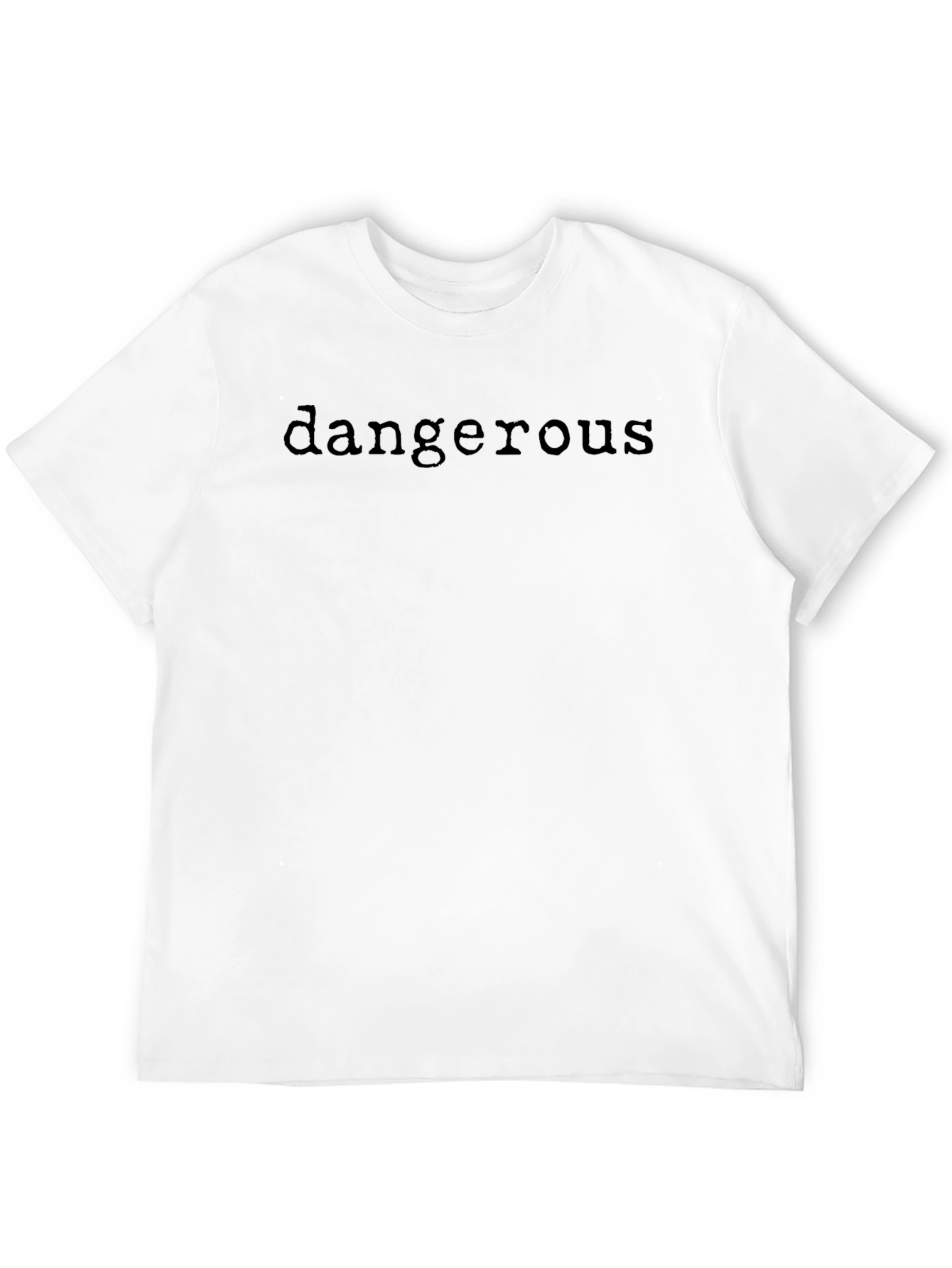 Dangerous Graphic Tee - Mens Black T-Shirt