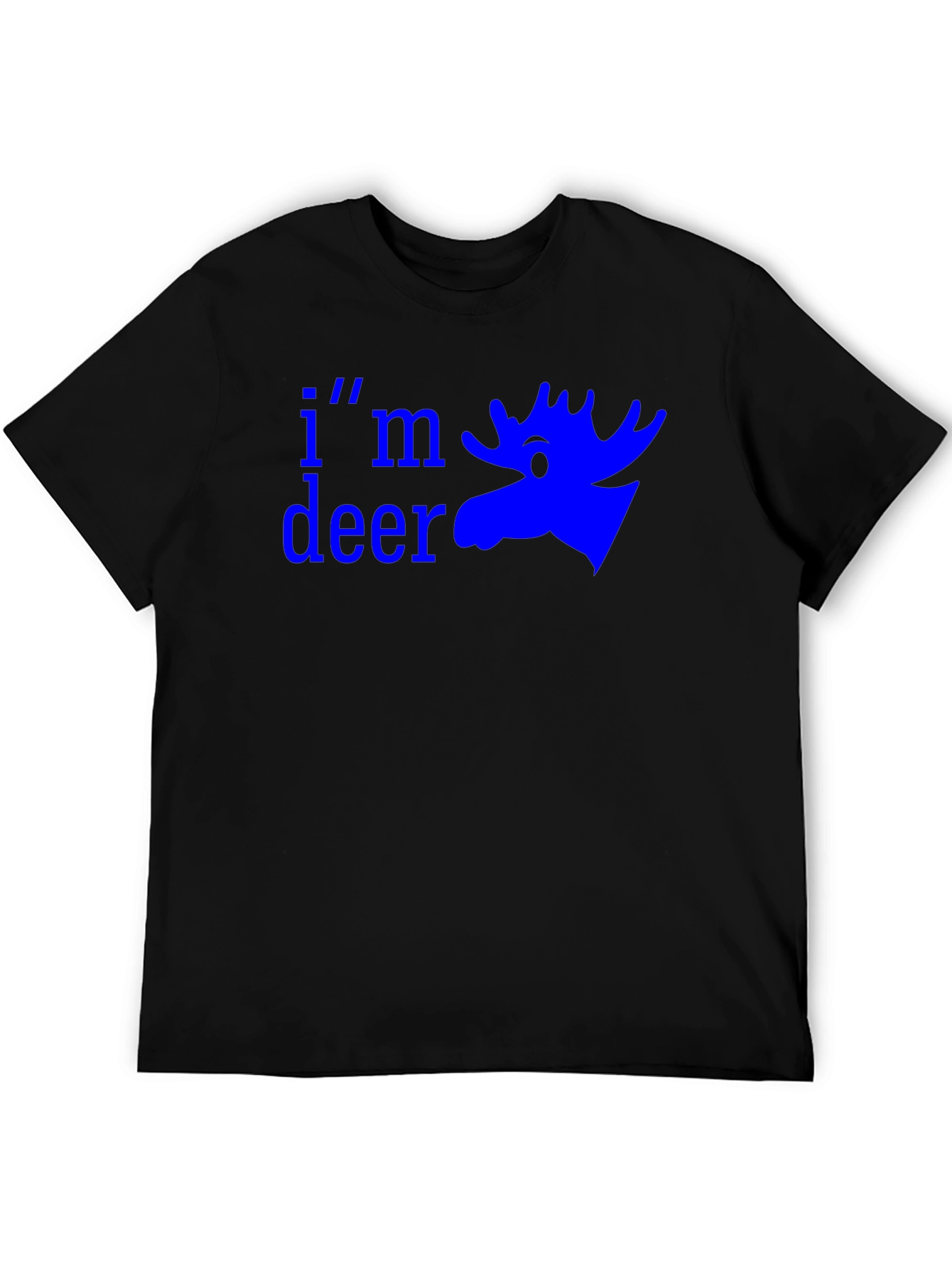 Im Deer Graphic Tee - Moose Design