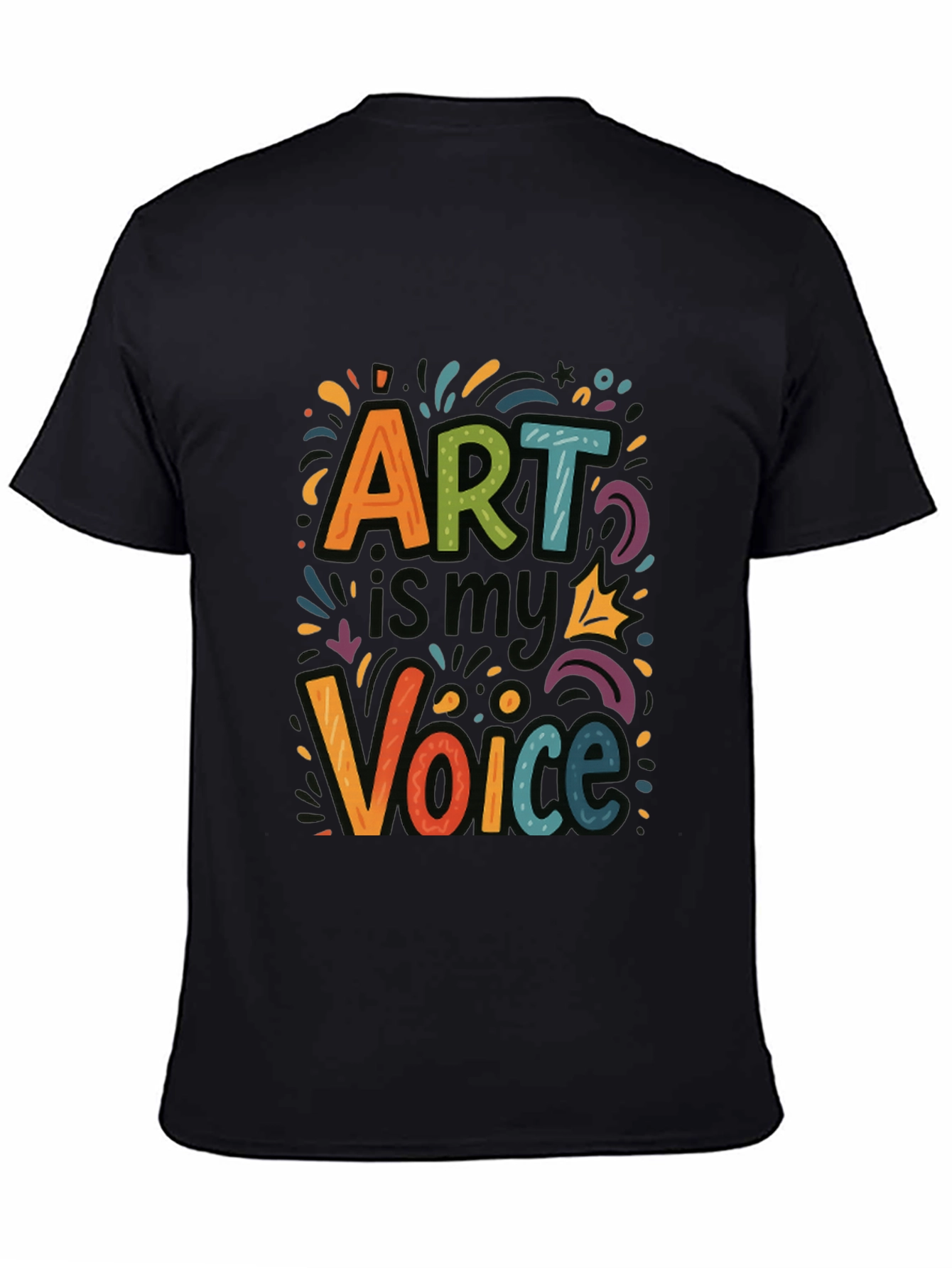 Art is My Voice Graphic Tee - Express Yourself!