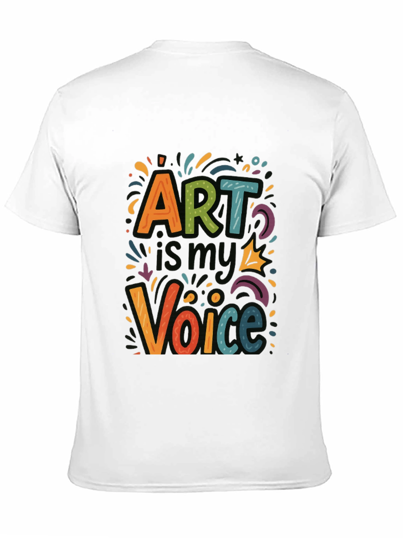 Art is My Voice Graphic Tee - Express Yourself!