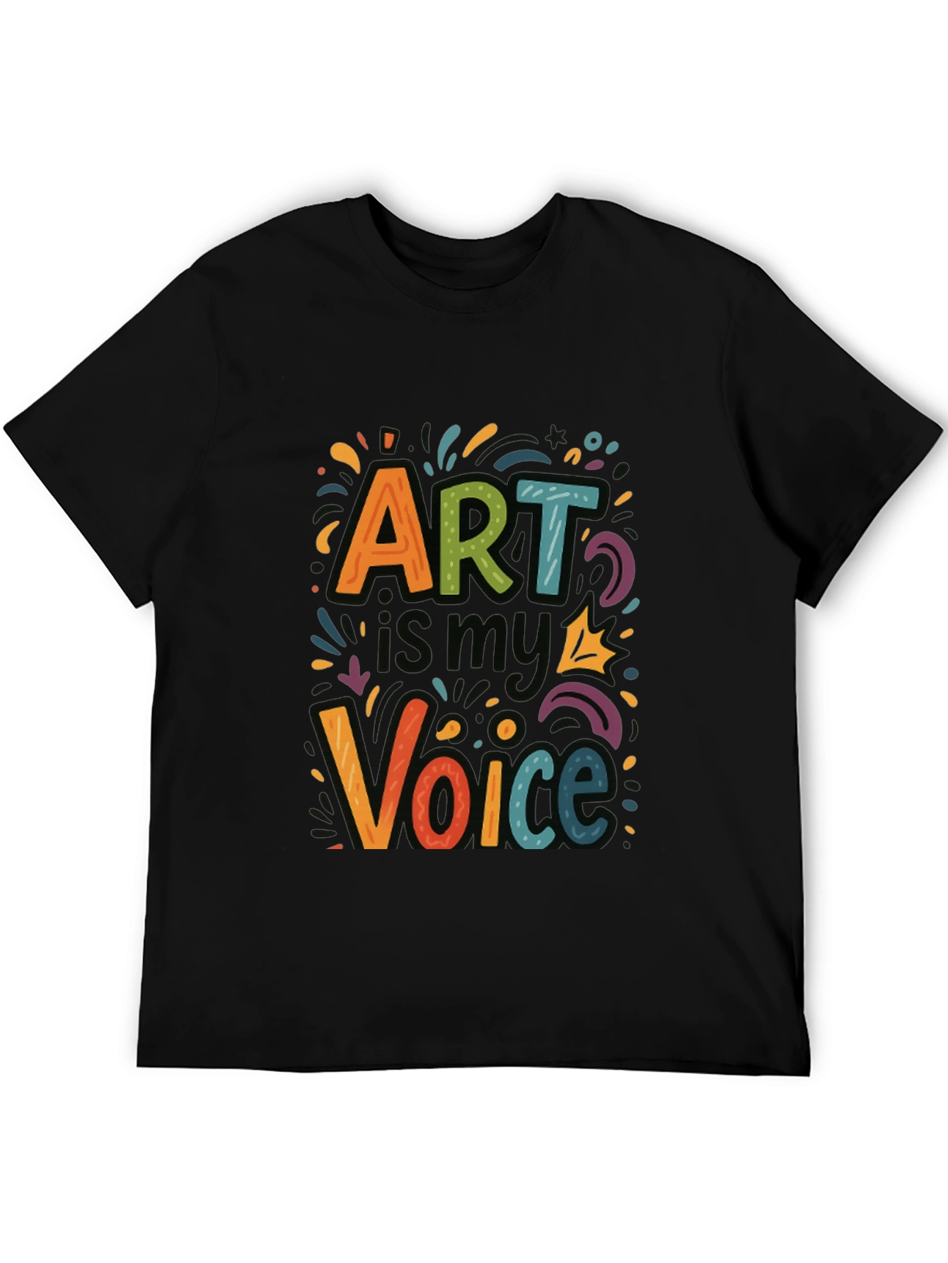 Art is My Voice Graphic Tee - Express Yourself!