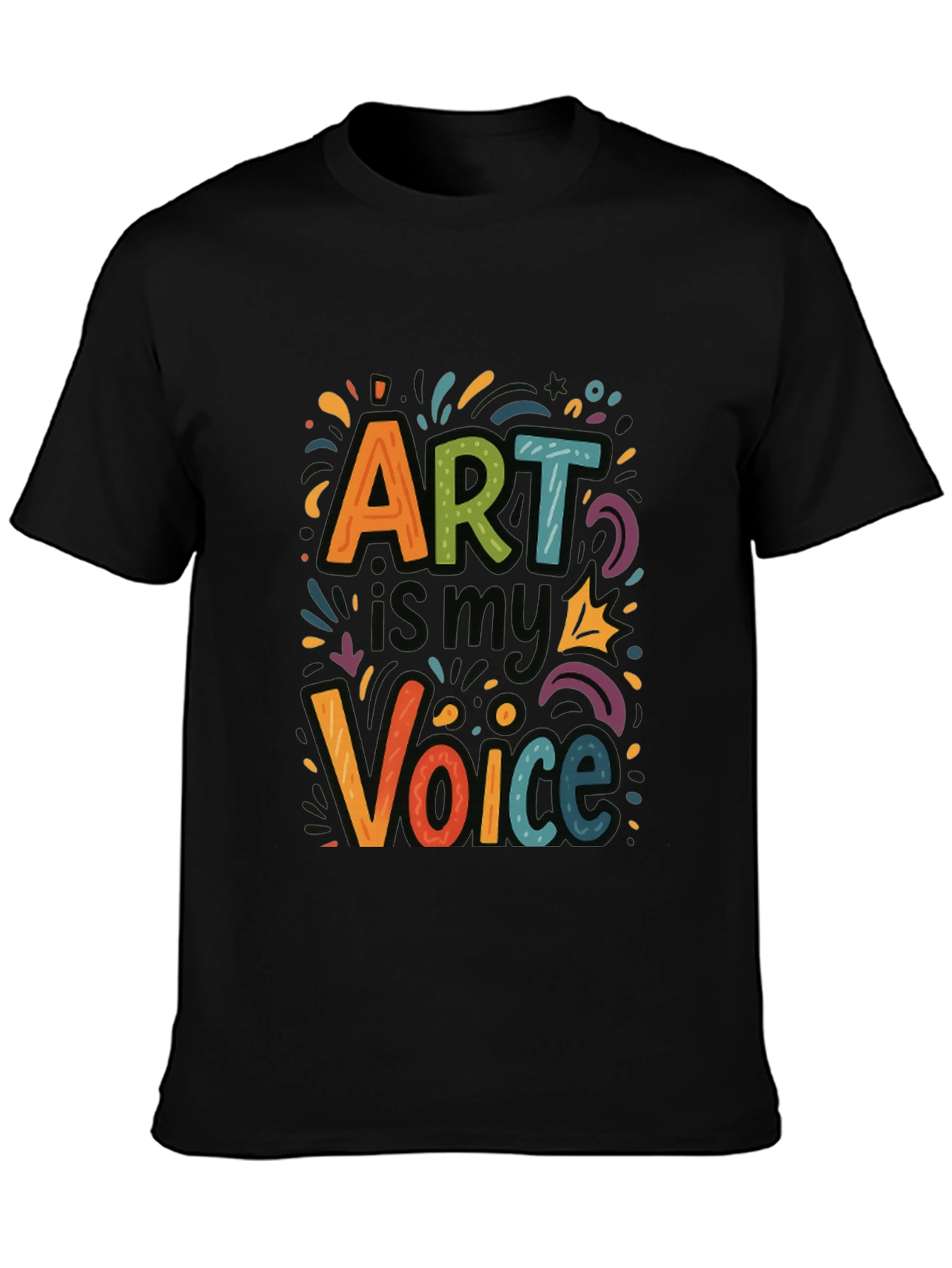 Art is My Voice Graphic Tee - Express Yourself!