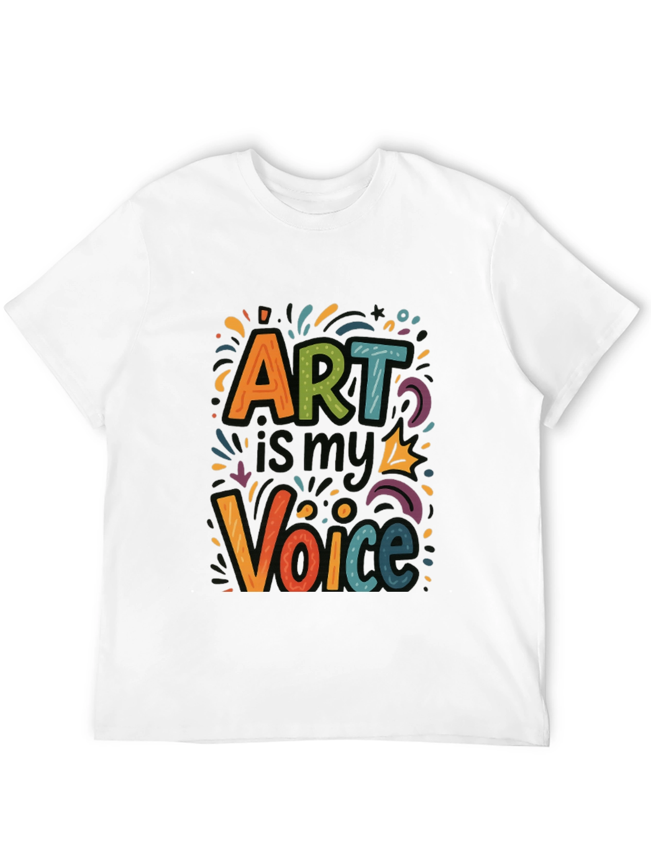 Art is My Voice Graphic Tee - Express Yourself!