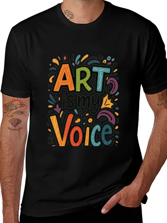 Art is My Voice Graphic Tee - Express Yourself!