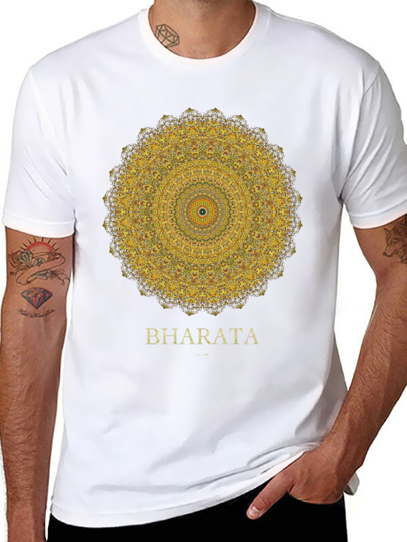 Bharata Mandala Black T-Shirt
